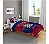 Pegasus Sports NCAA Slanted St ripe Twin 4-Pie ce Bed in a Bag