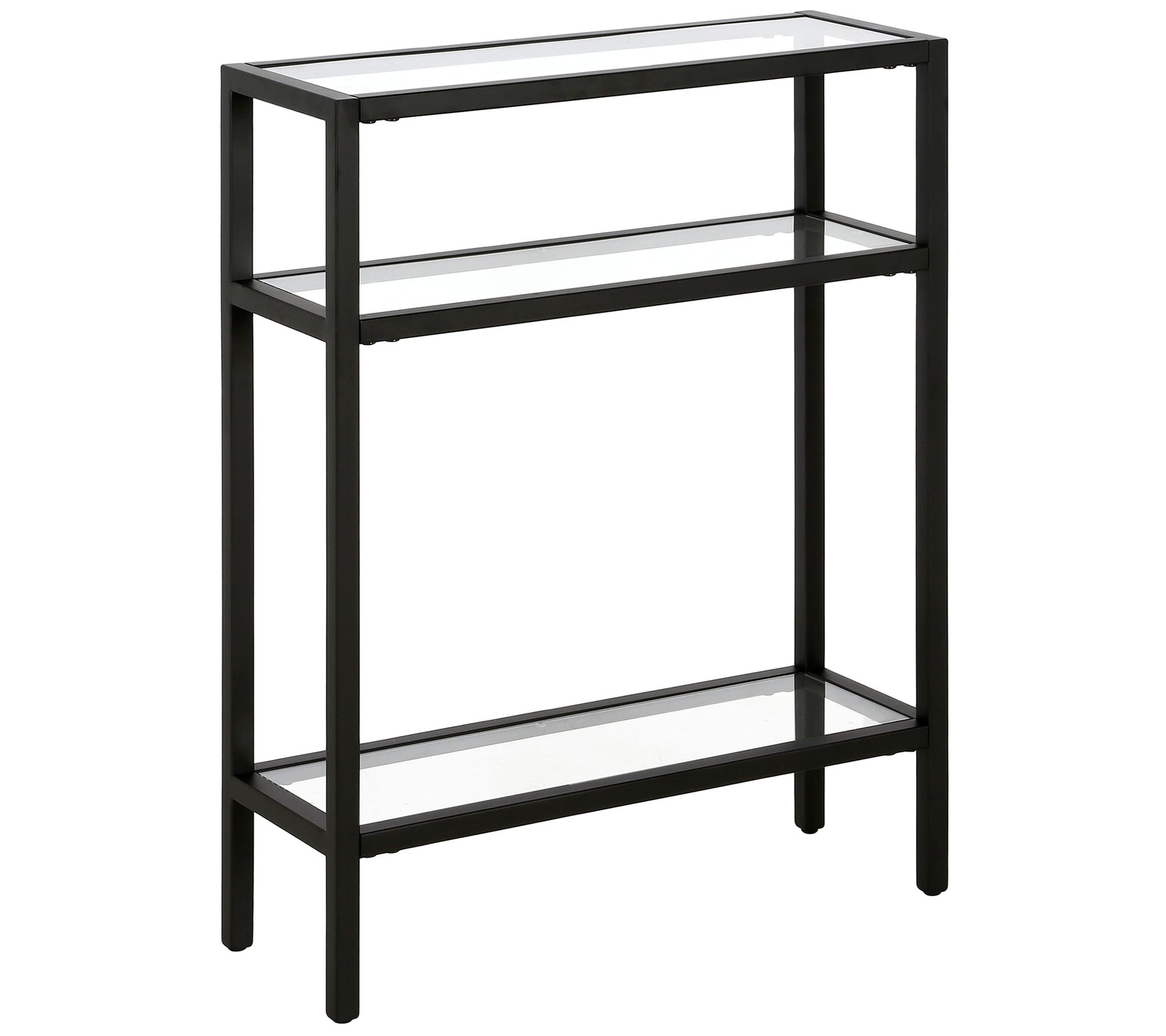 Hudson & Canal Sivil 22" Wide Console Table Black