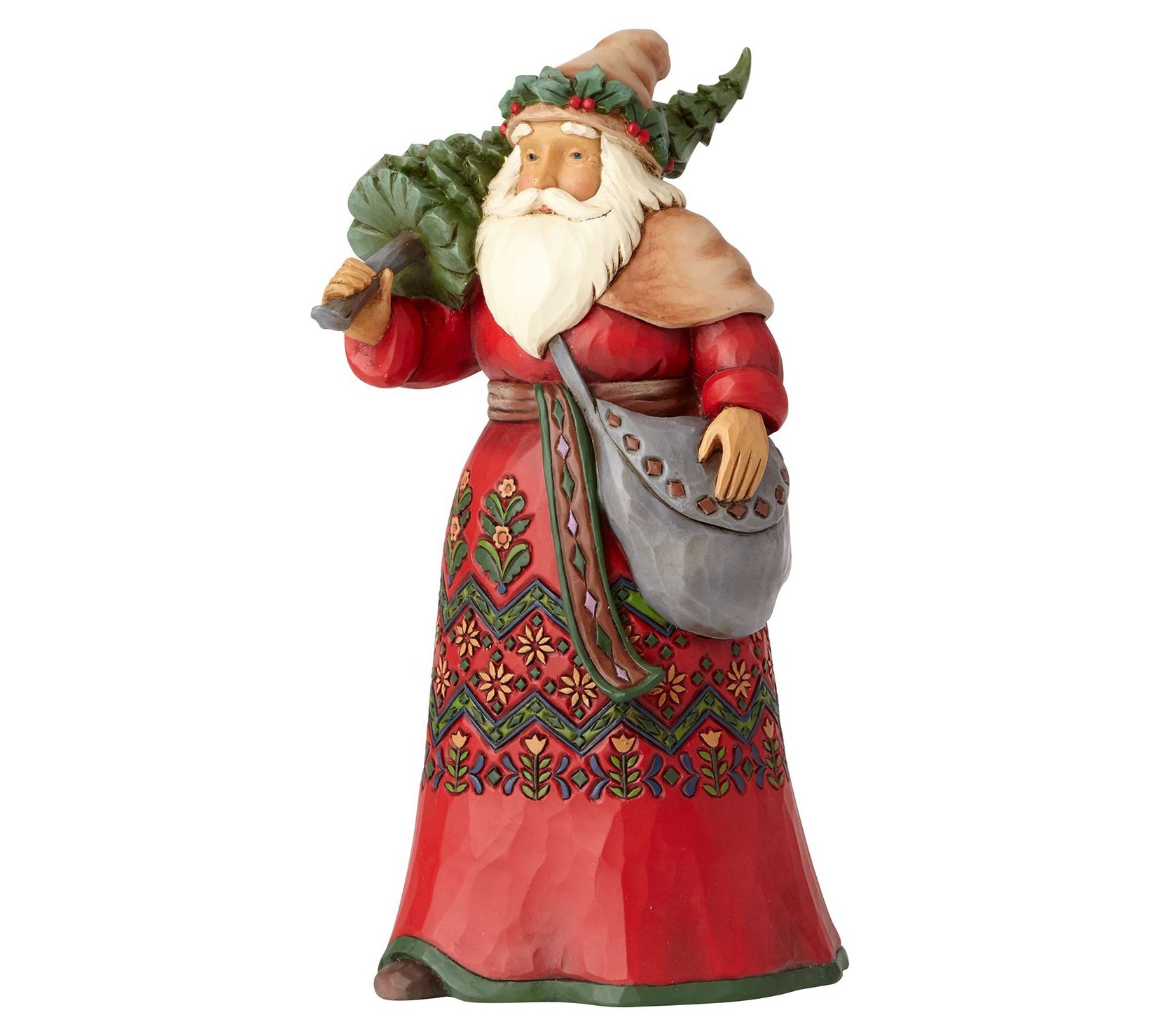 Jim Shore Heartwood Creek Swedish Santa Figurine