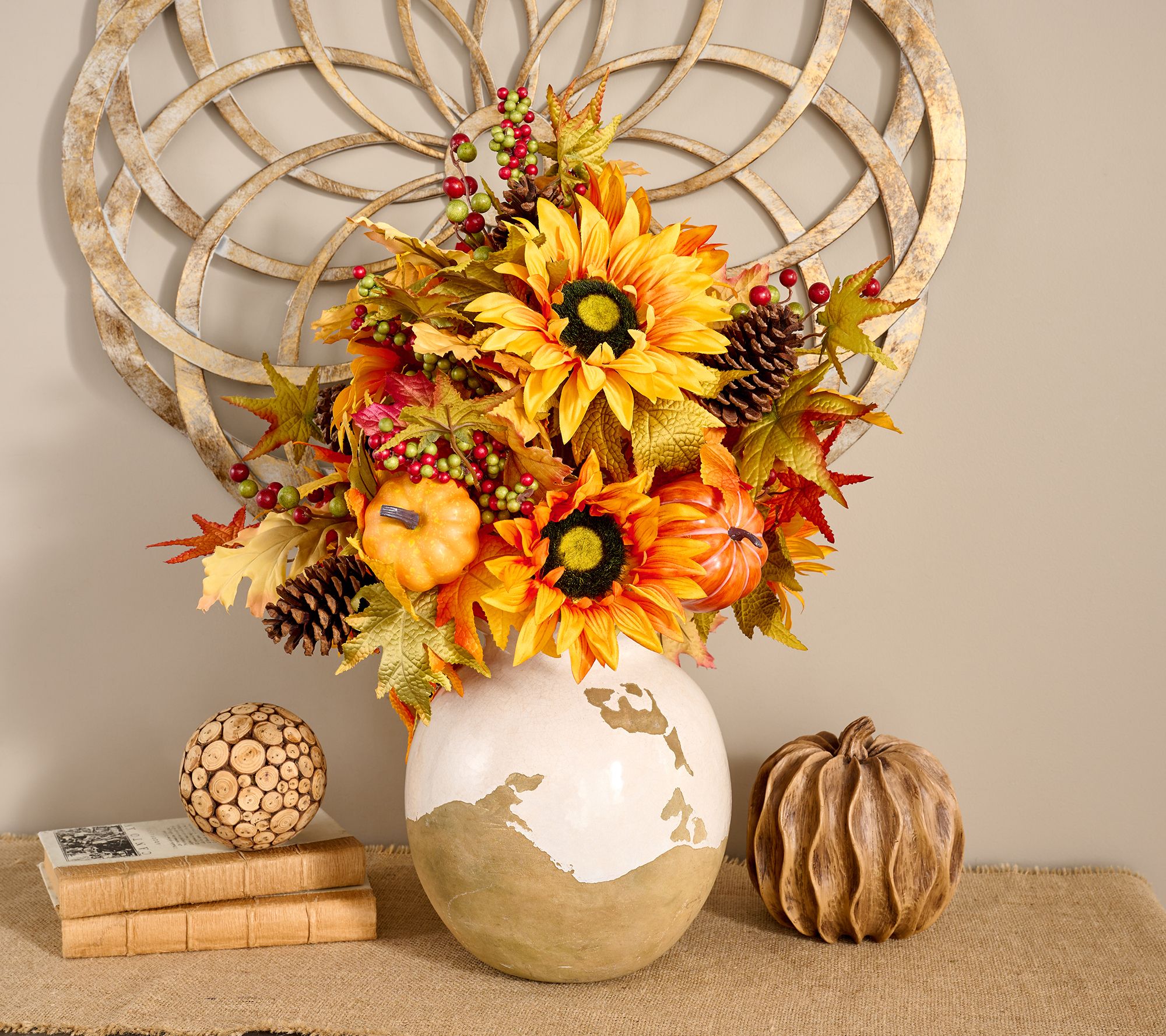 "As Is" Indoor/ Outdoor Autumnal Urn Filler by Valerie