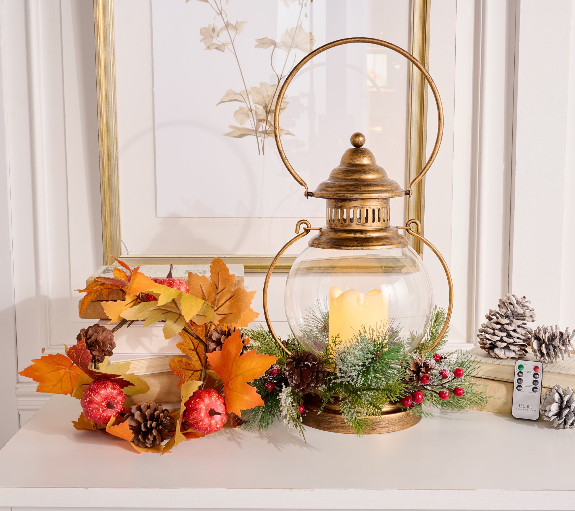  Home Reflections Indoor/Outdoor 16" Hanging Lantern