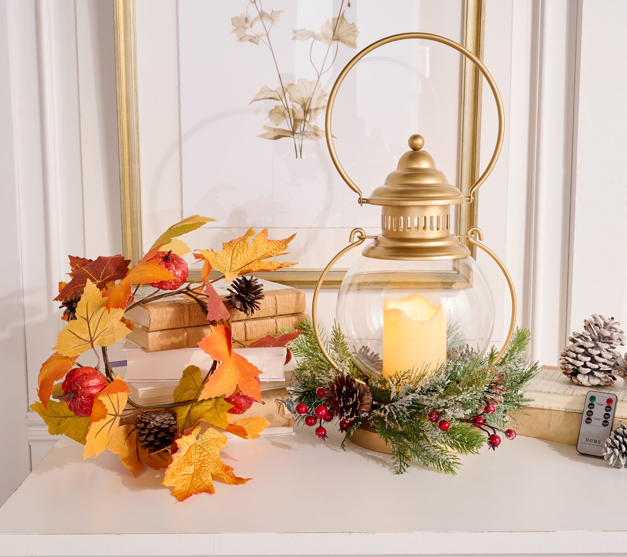 Home Reflections Indoor/Outdoor 16" Hanging Lantern