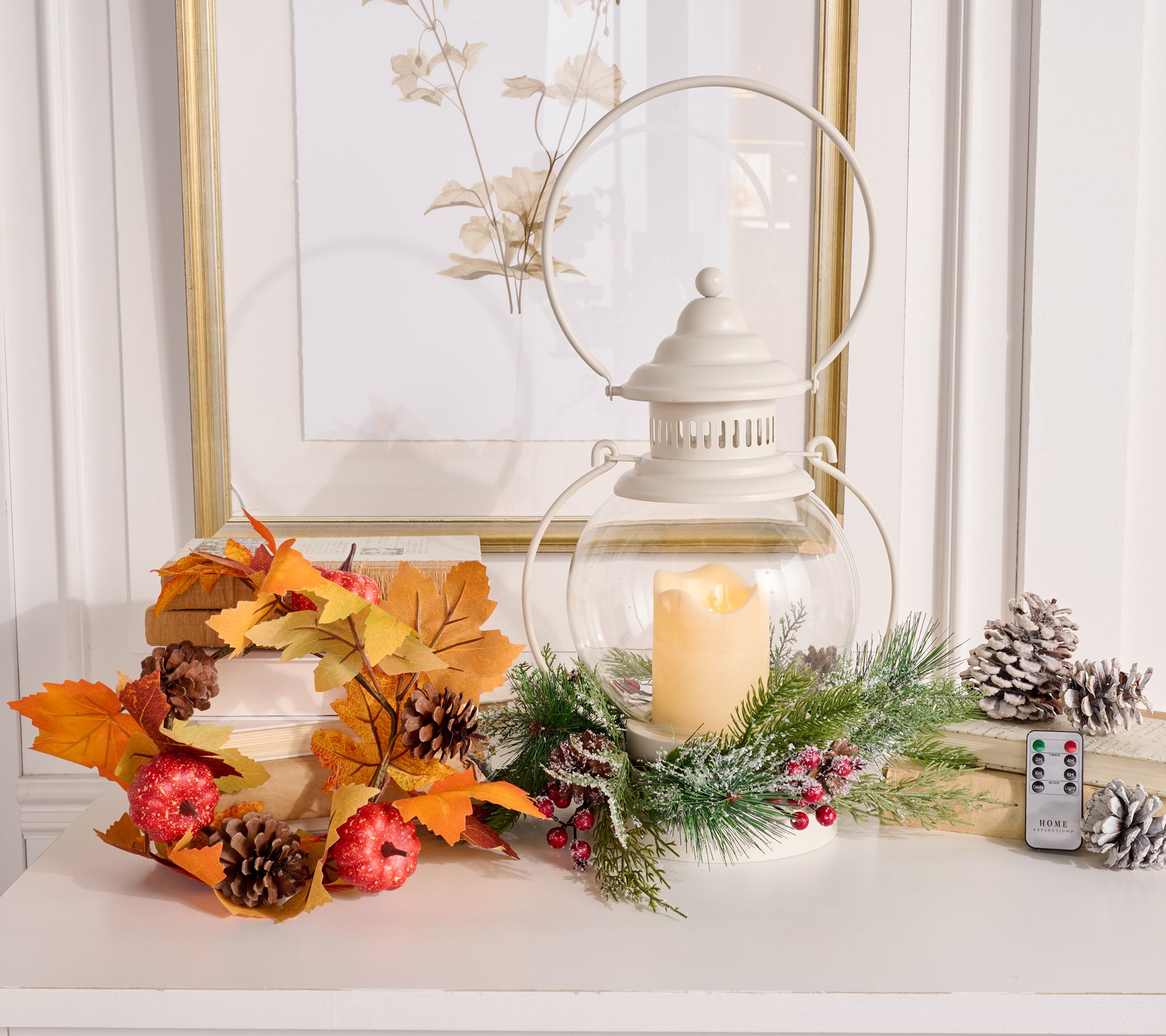 Home Reflections Indoor/Outdoor 16" Hanging Lantern