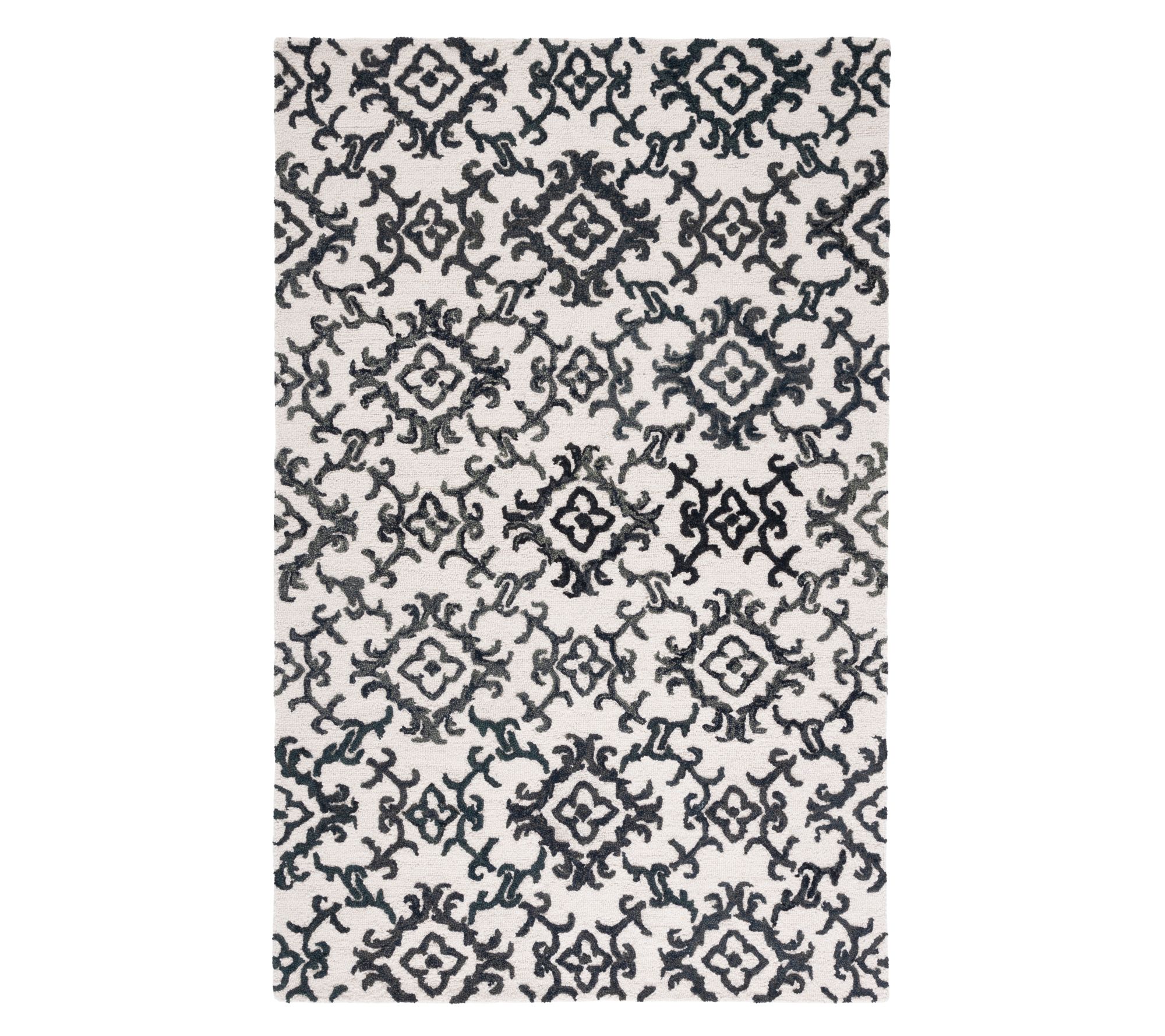 Blossom 104 Hand Tufted Wool 4' x 6' Rug by Valerie