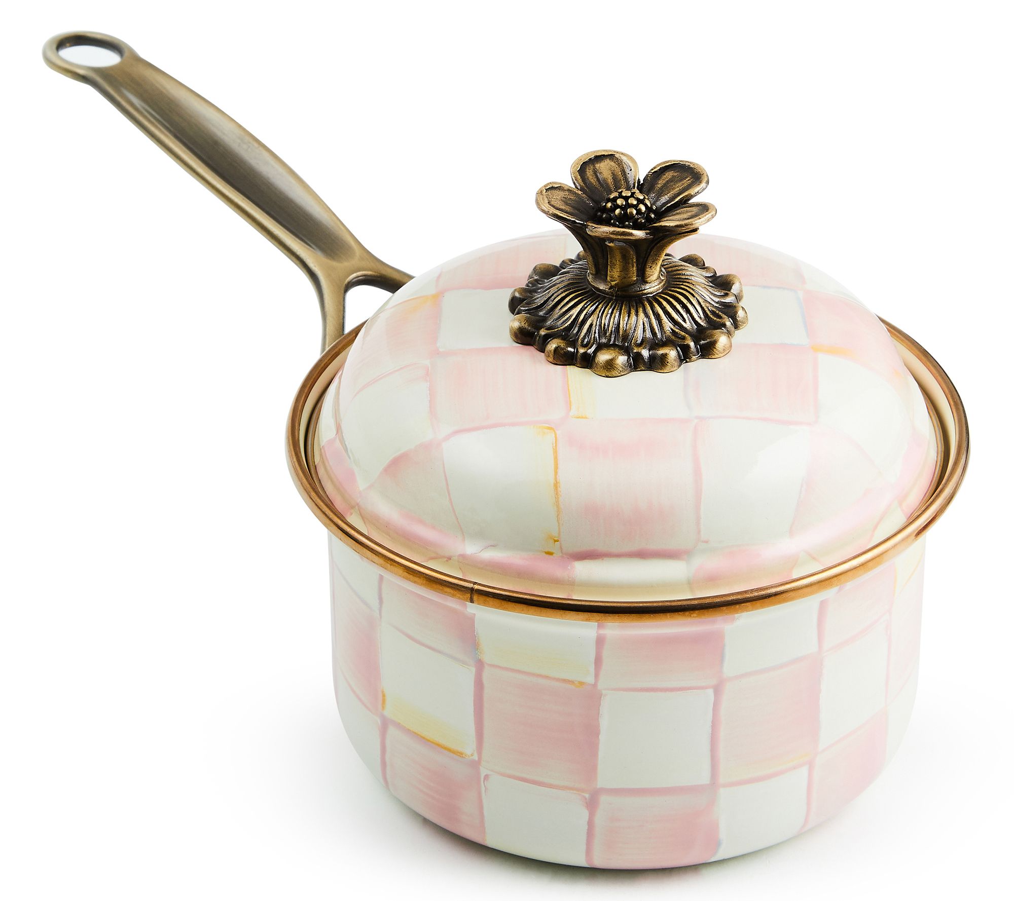 MacKenzie-Childs Check 1 Qt. Saucepan