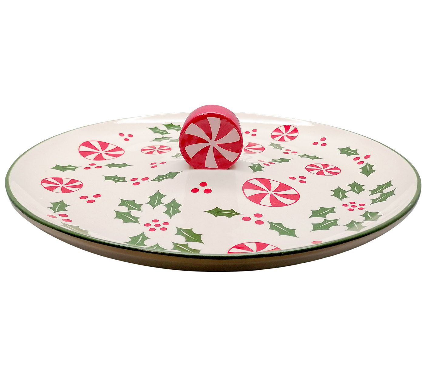 "As Is" Temp-tations Seasonal 14" Shallow Bowl w/ Figural Icon