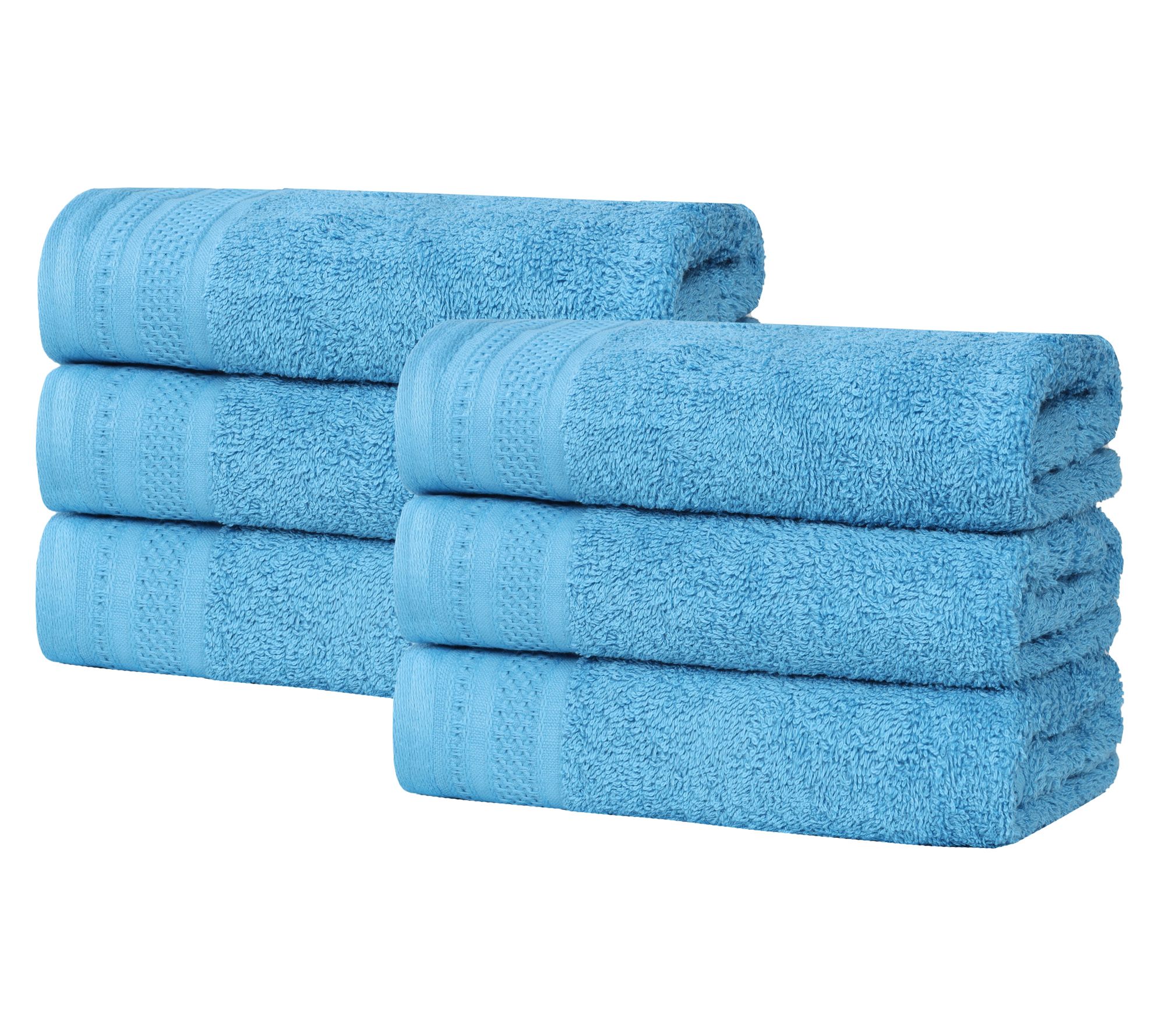 Superior Honeycomb Waffle Border Cotton Hand Towel Set