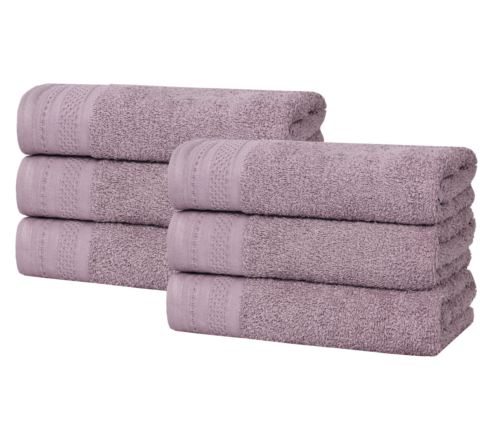 Superior Honeycomb Waffle Border Cotton Hand Towel Set