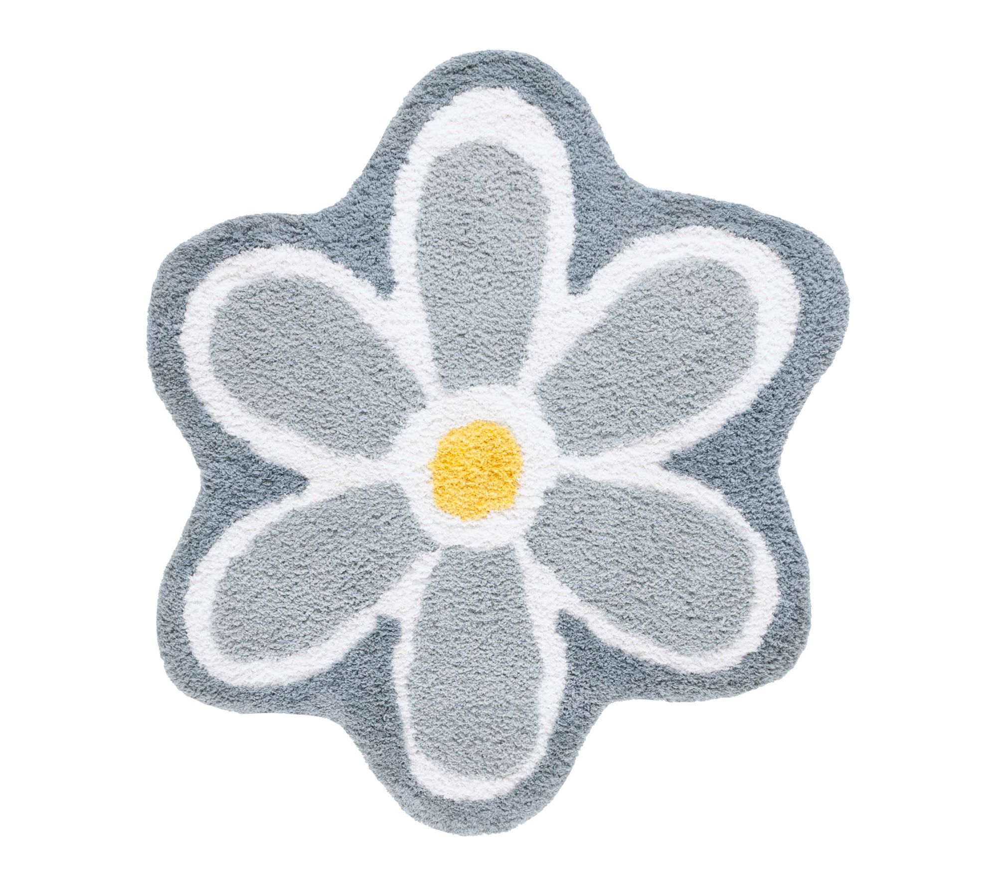 Novelty Hand Tufted Wool 6' x 6' Daisy Rug