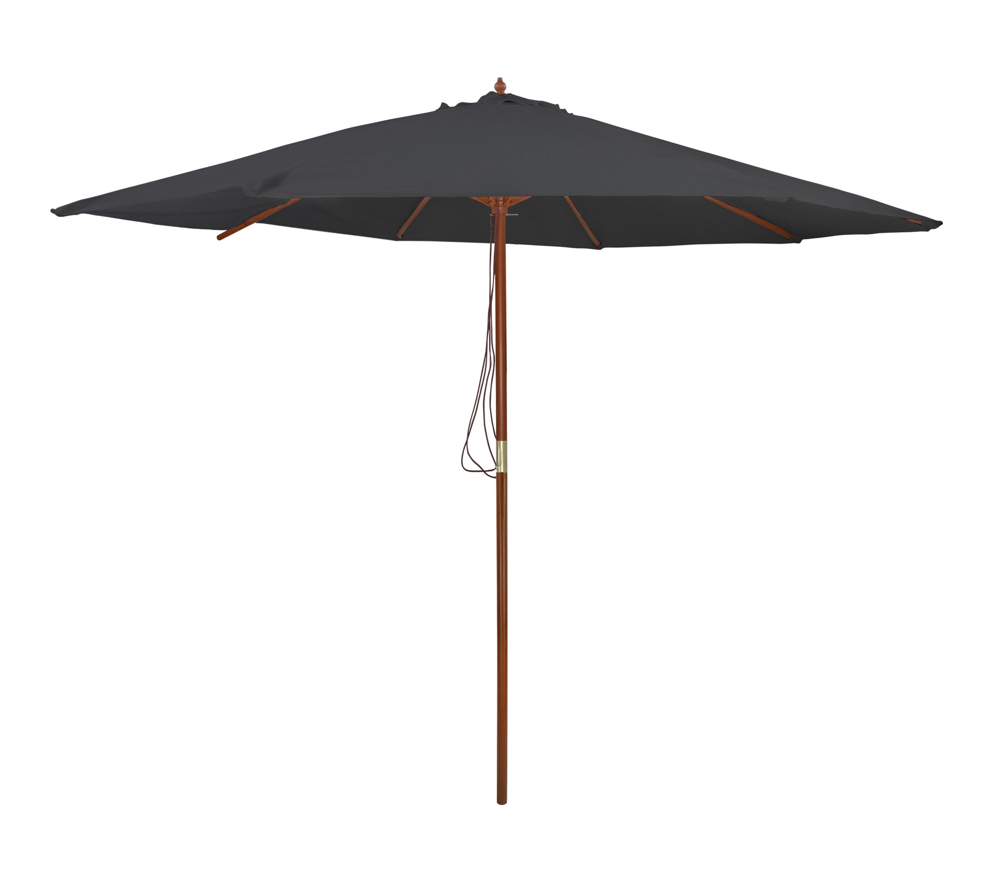 Northlight 8.5ft Patio Market Umbrella w/ Wooden Pole Gray