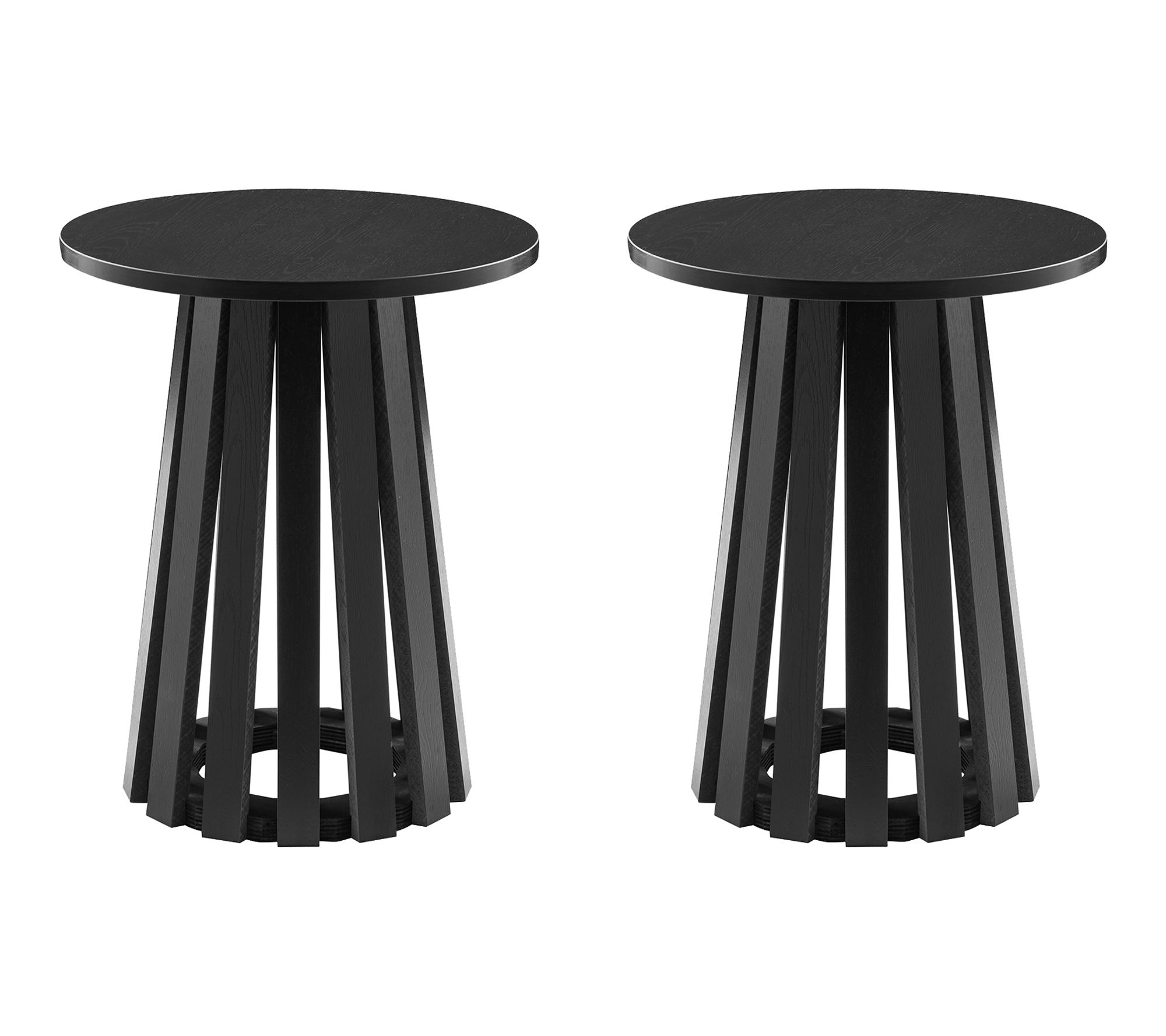 Manhattan Comfort Layla End Table - Set of 2