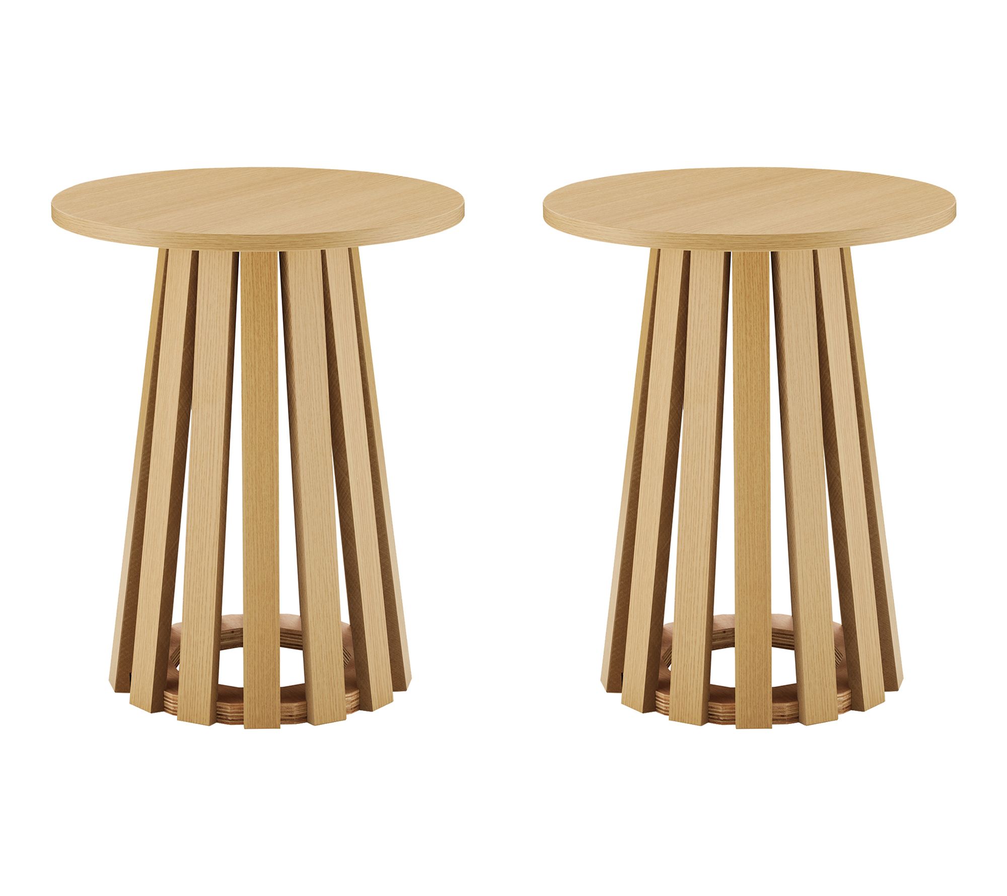 Manhattan Comfort Layla End Table - Set of 2