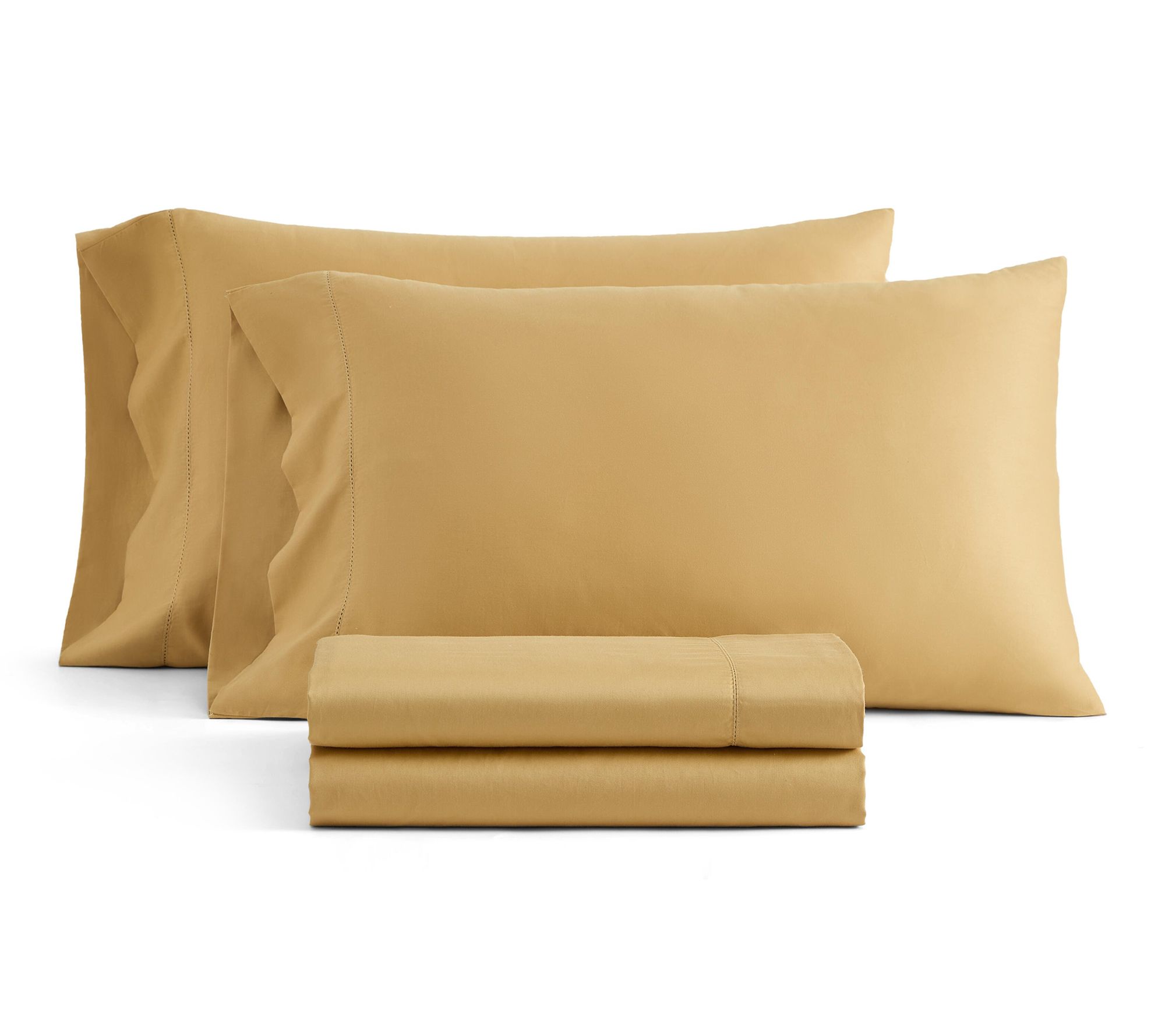 Martha Stewart Classic Elegance Gold Medal Cotton KG Sheet Set