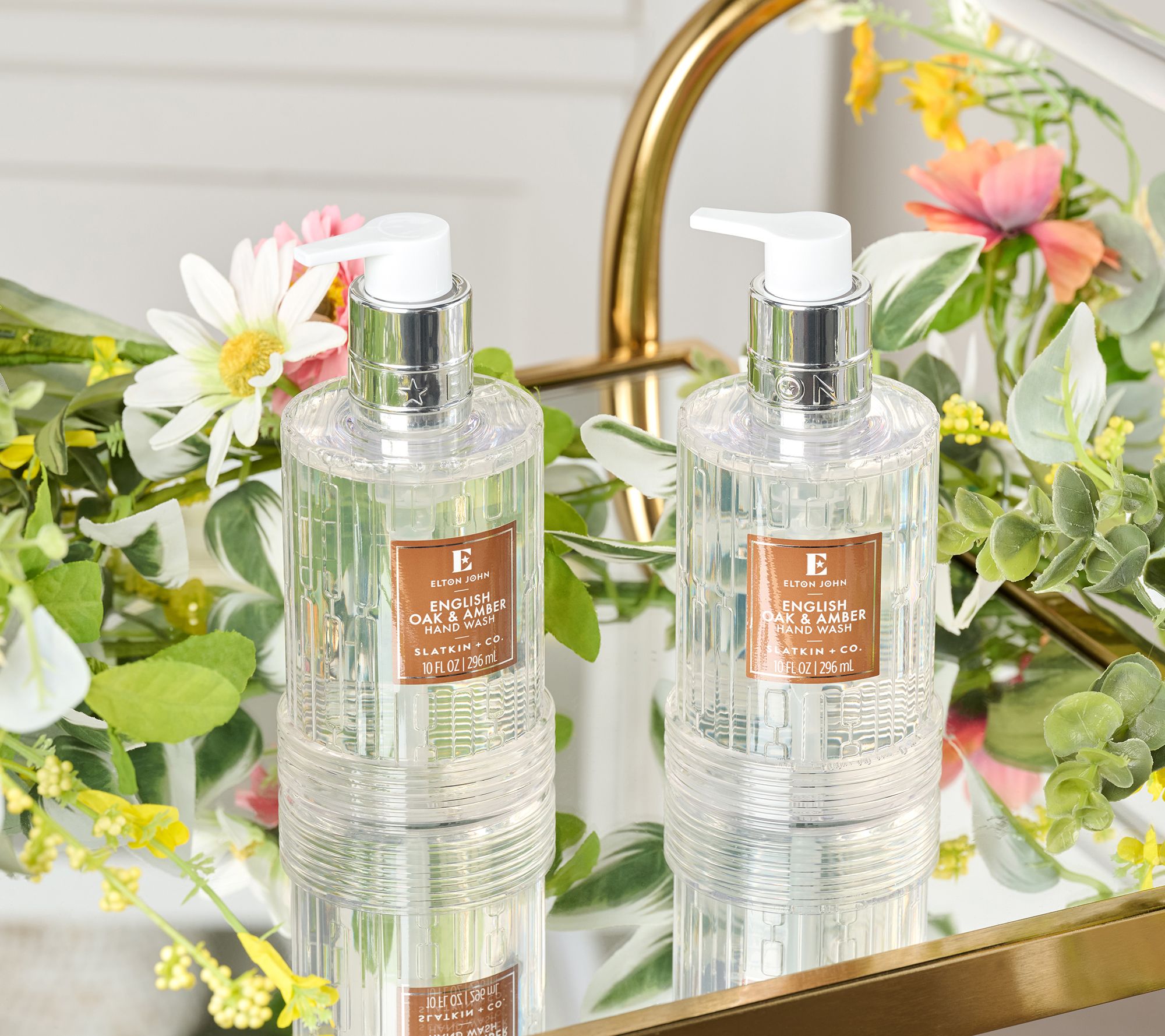 "As Is" Elton John x Slatkin + Co. S/2 10oz Gel English Oak & Amber