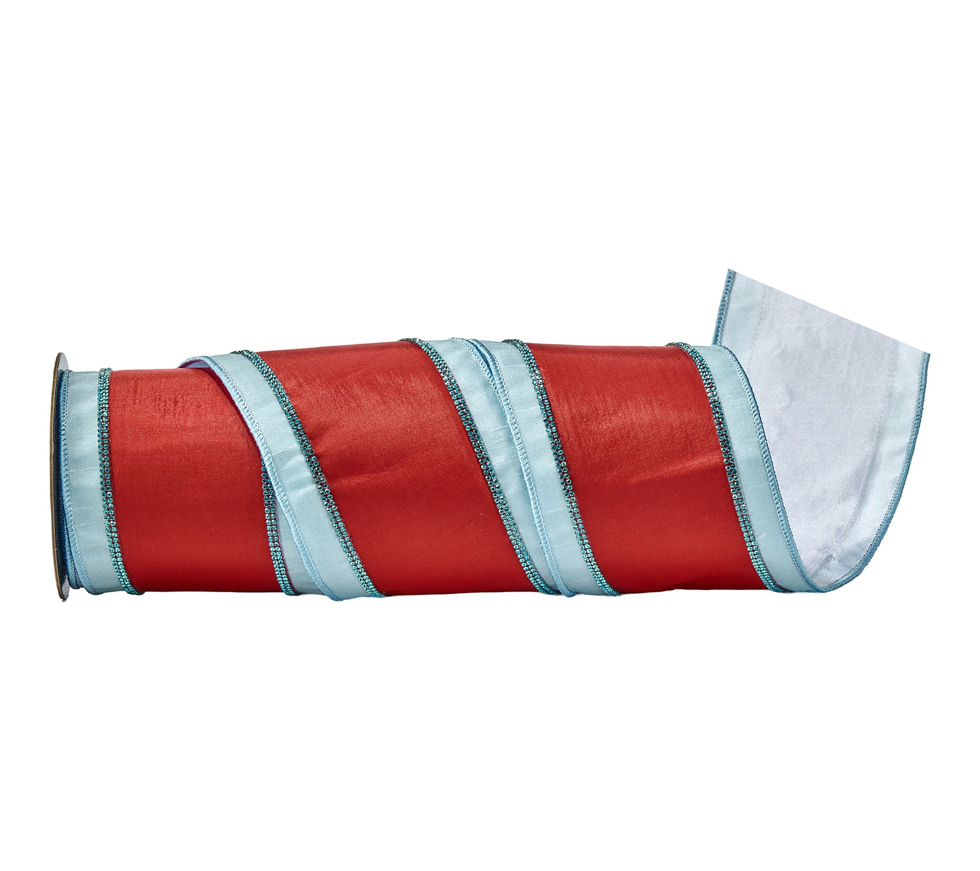 4"X5y Dupion Candy Stripe Ribbon by Valerie