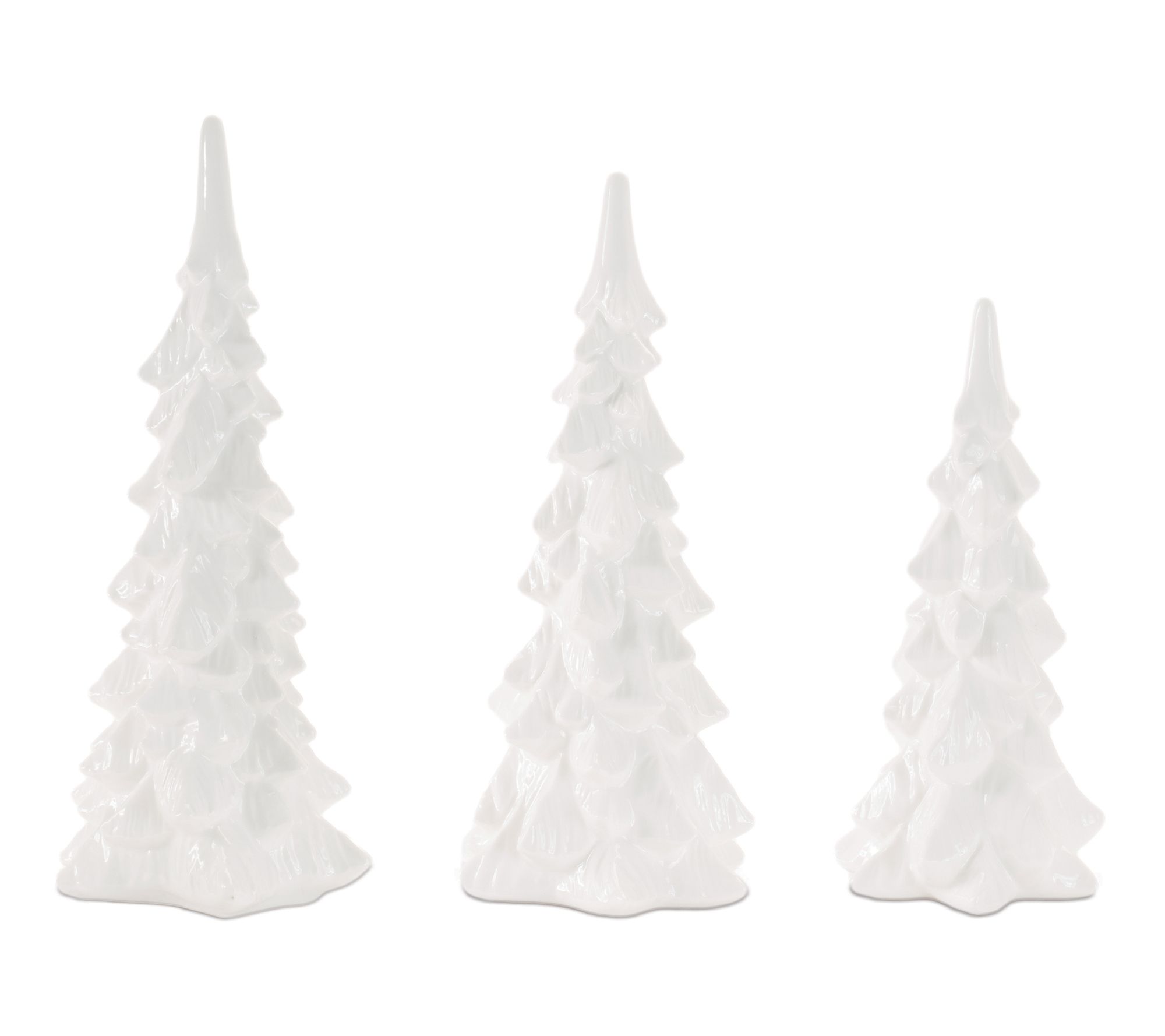 Melrose Ceramic Pine Tree (Set of 3)