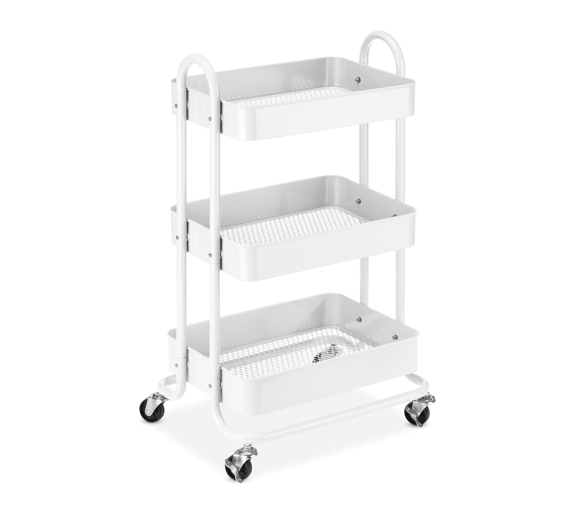 Whitmor 3-tier Metal Cart in White