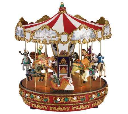 Mr. Christmas The Carousel — QVC.com