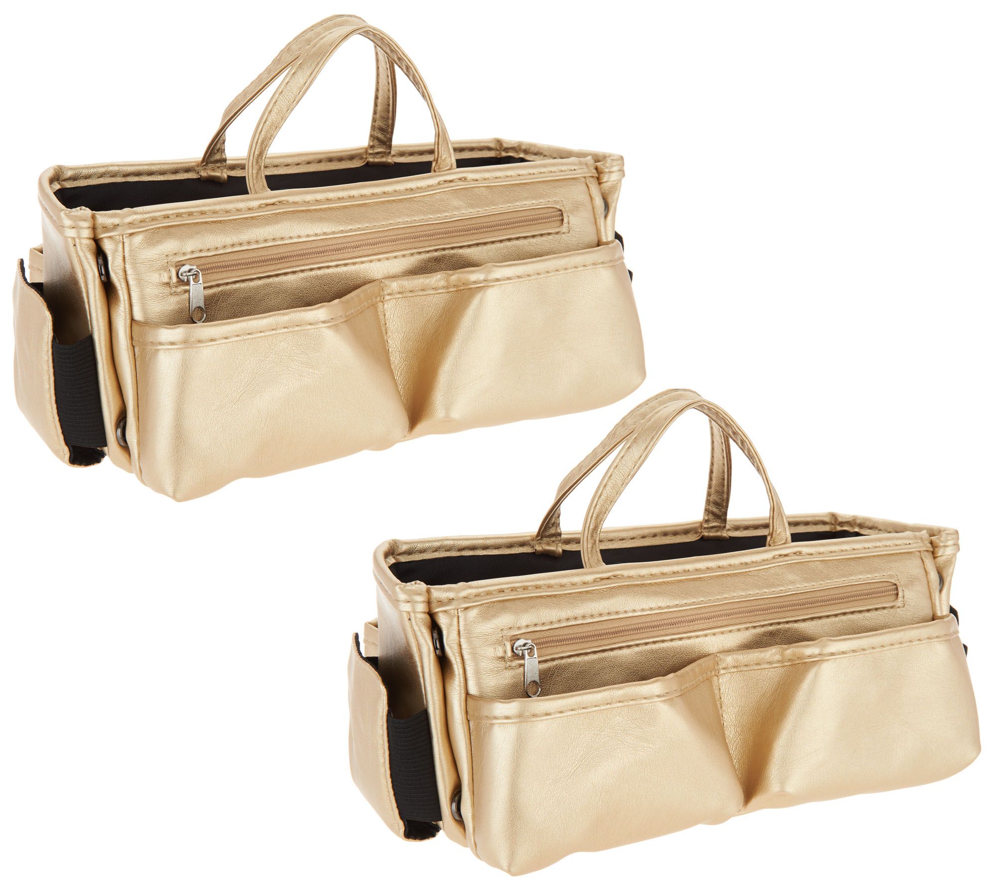 Set of 2 Ready Set Go Expandable Bag Organizers by Lori Greiner