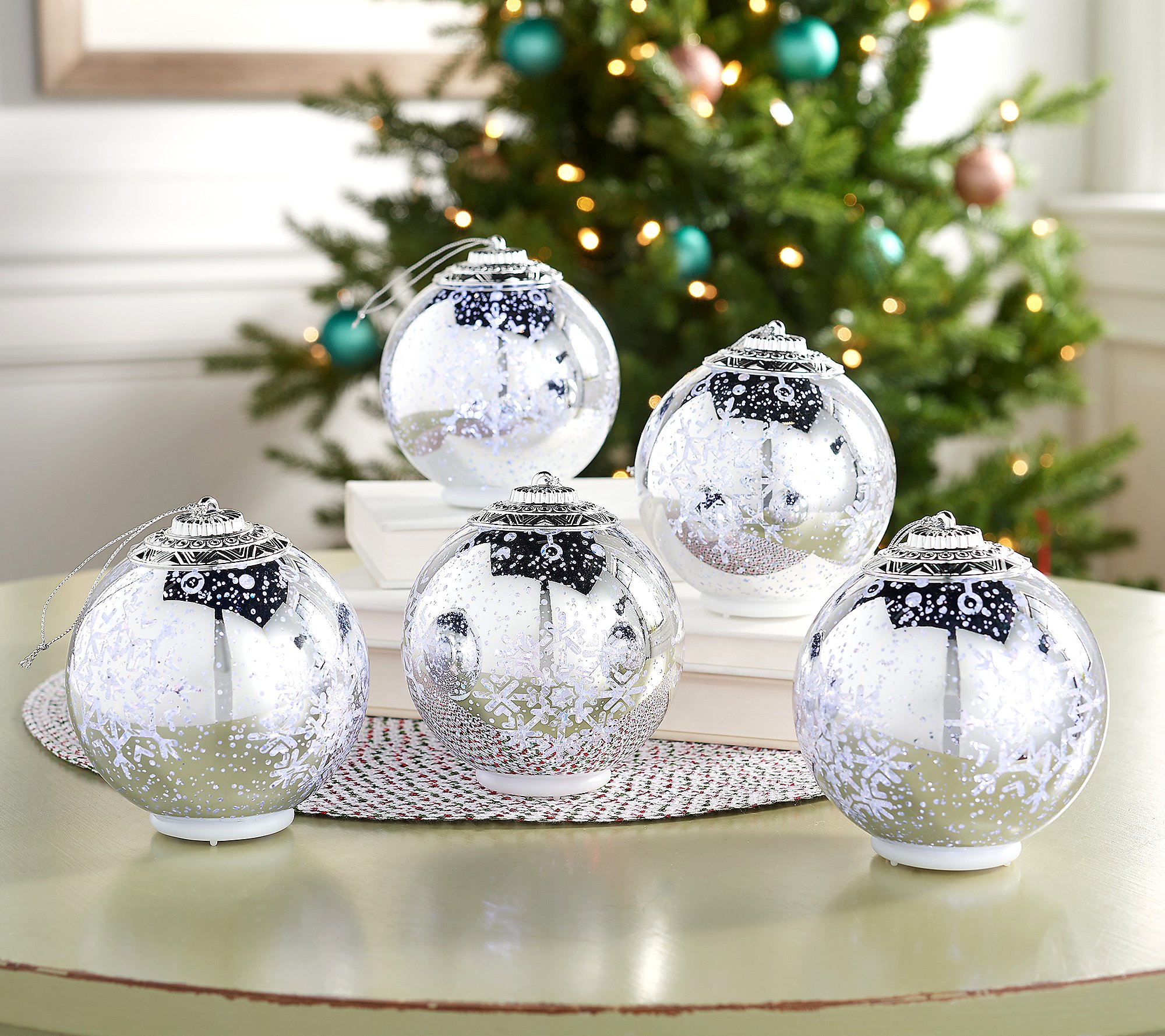 Crystal Clear Christmas LITTLE STAR SNOWFLAKE Ornament Xmas Gift with Box 