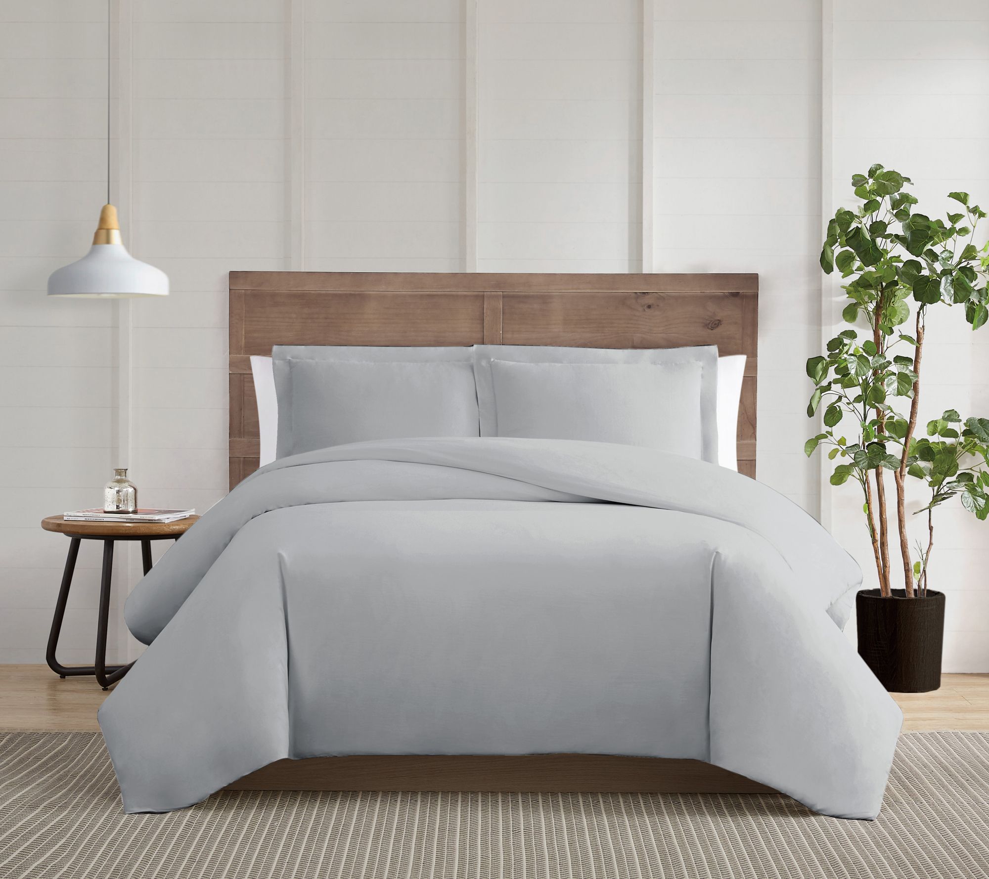 Truly Calm Silver Cool 2-Piece Twin/Twin XL Duv et Cover Set