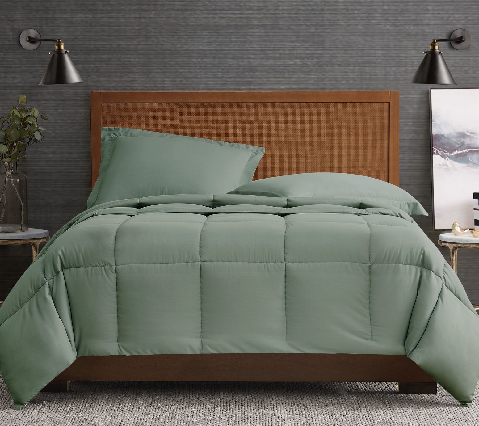 London Fog Garment Wash Full/Queen 3-Piece Comforter Set