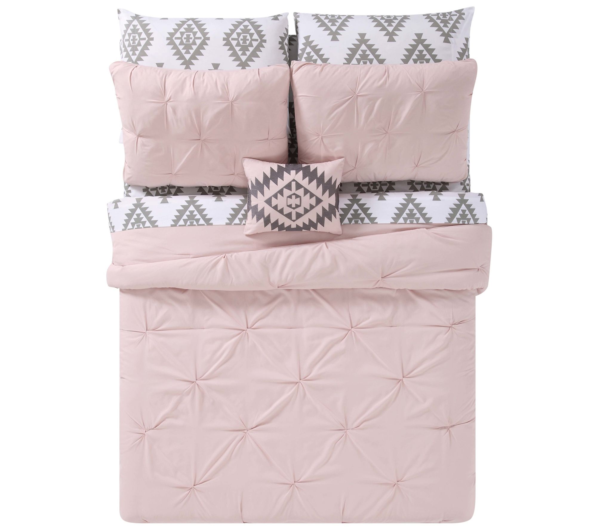 Truly Soft Pueblo Pleated Twin Bed in a Bag