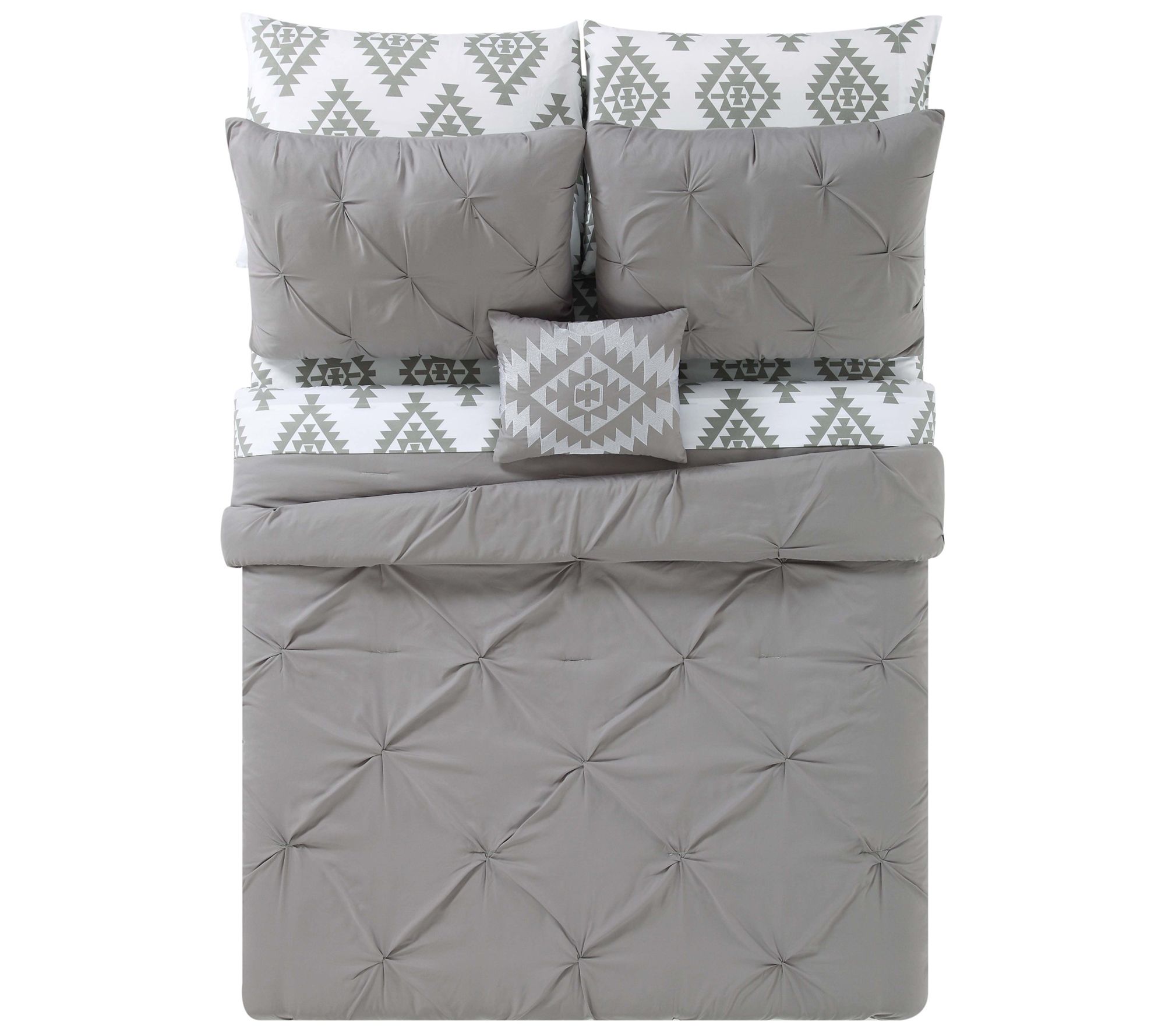 Truly Soft Pueblo Pleated Twin Bed in a Bag