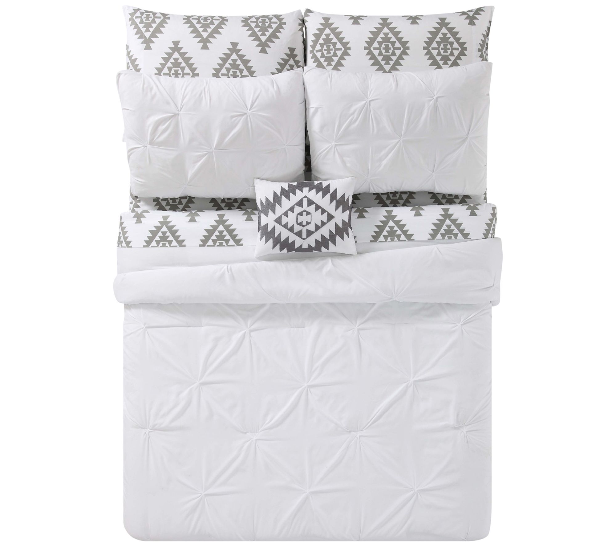 Truly Soft Pueblo Pleated Twin Bed in a Bag