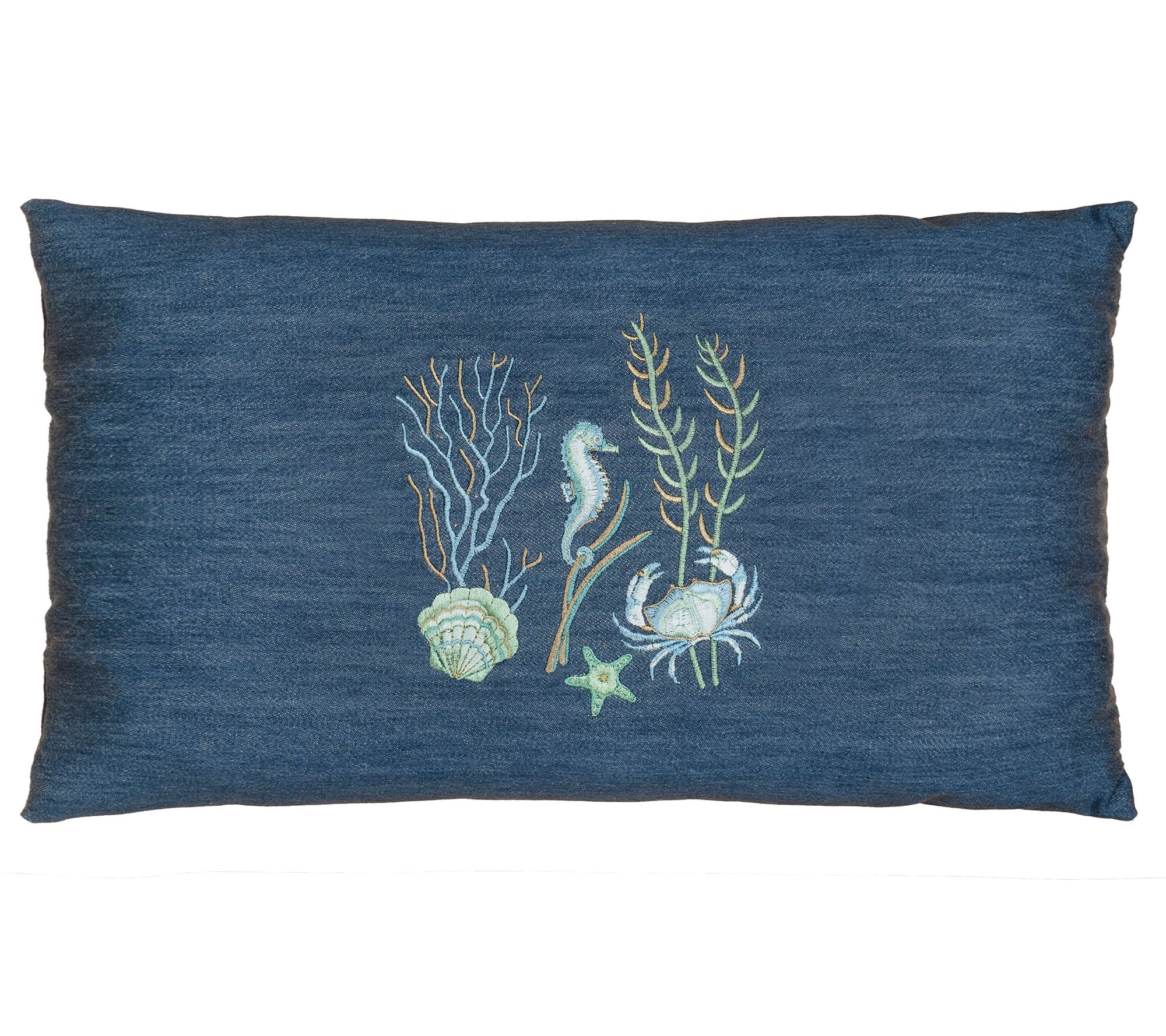 Linum Home Textiles Aaron Denim Pillow Cover