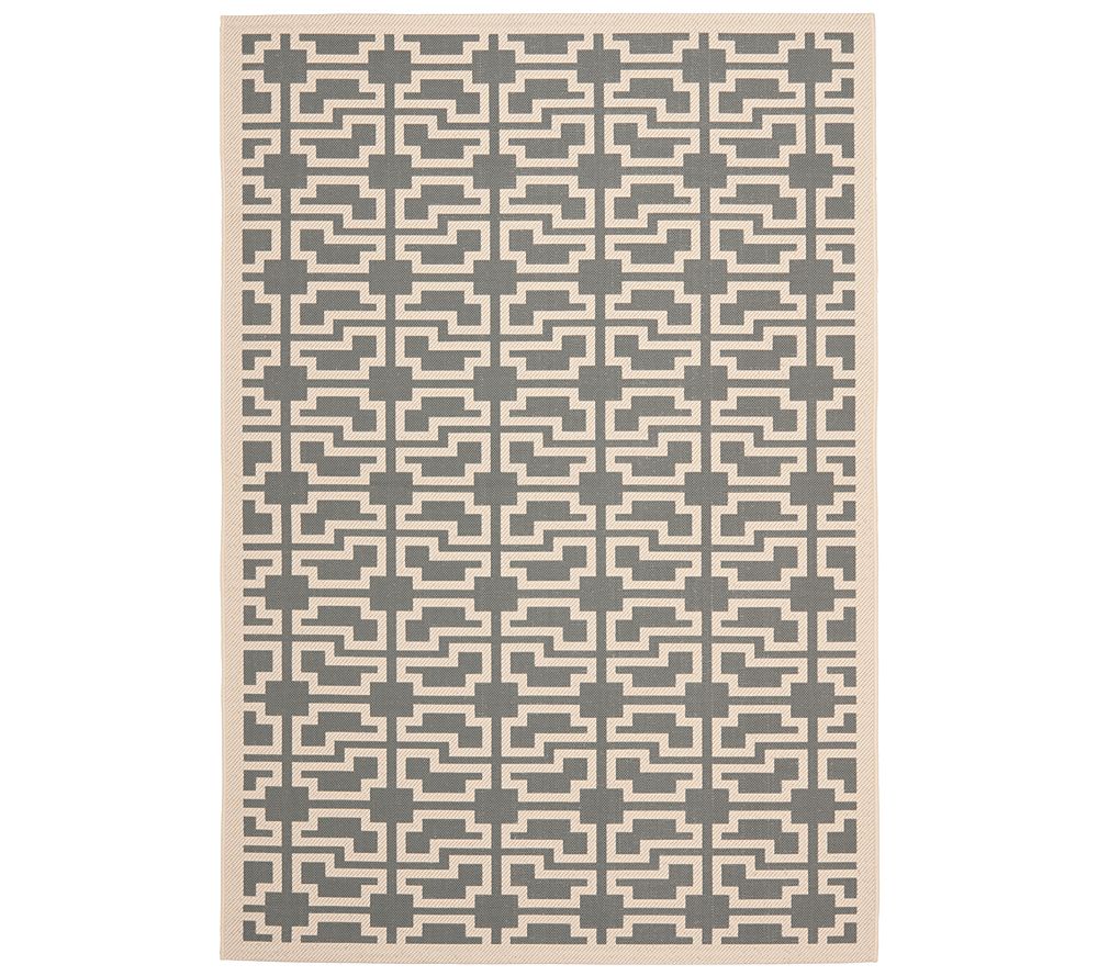 Safavieh 4' x 5'7" Abstract Indoor/Outdoor Rug