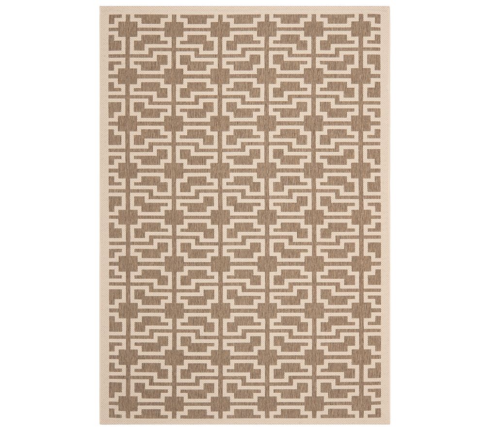 Safavieh 4' x 5'7" Abstract Indoor/Outdoor Rug