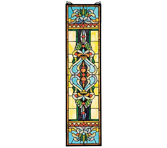 Design Toscano Blackstone Hall Verticle StainedGlass Window