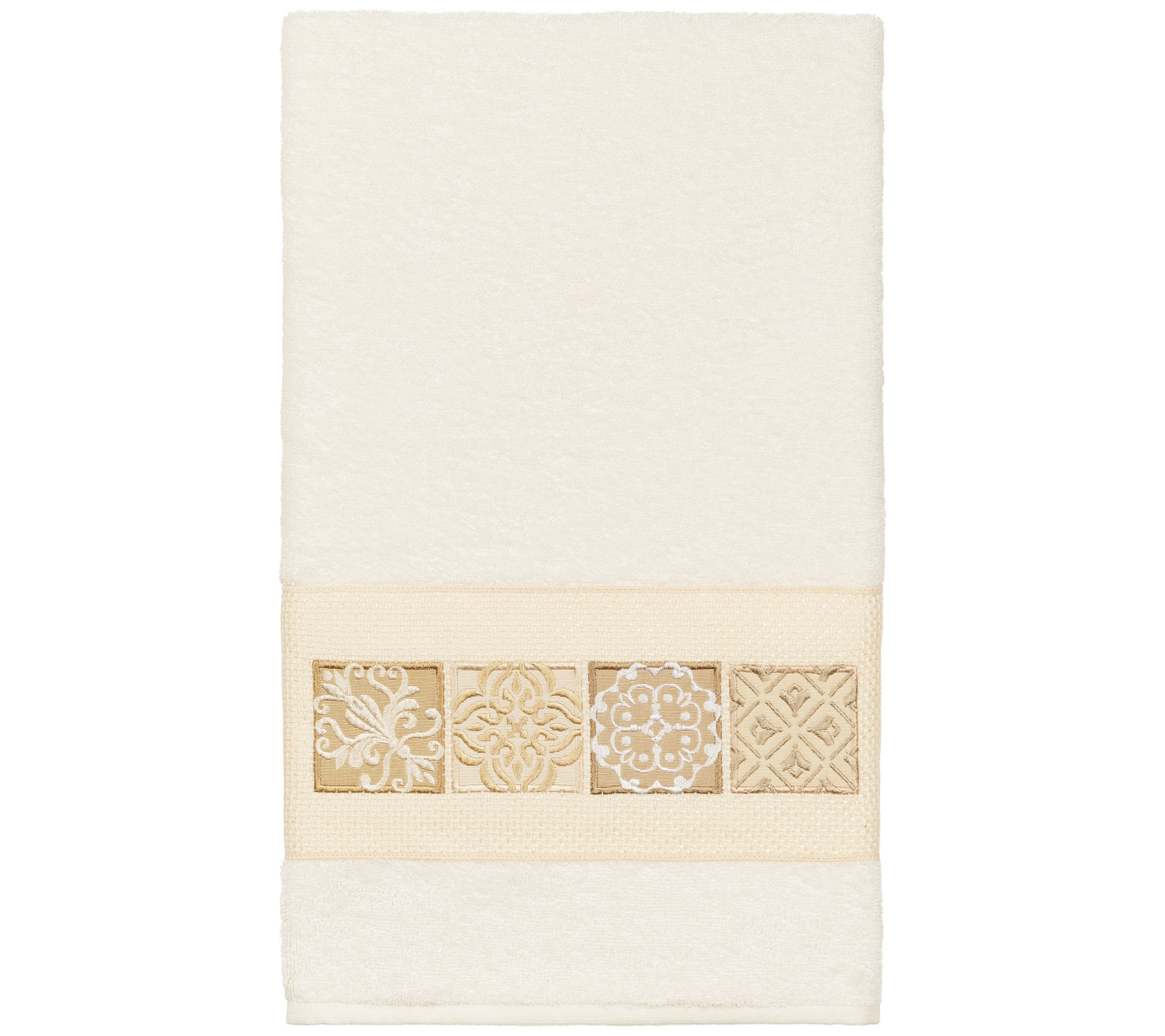 Linum Home Textiles Vivian Embellished Bath Towel