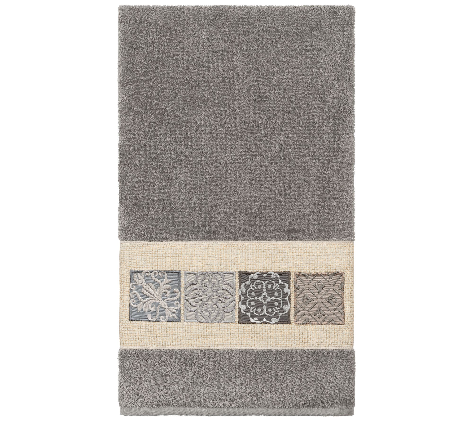 Linum Home Textiles Vivian Embellished Bath Towel