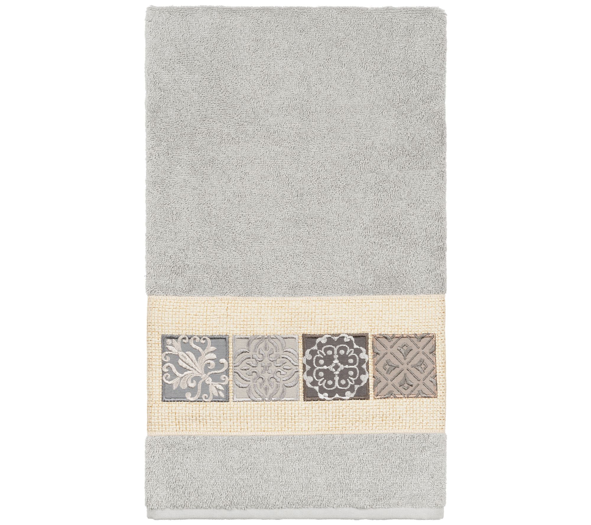 Linum Home Textiles Vivian Embellished Bath Towel