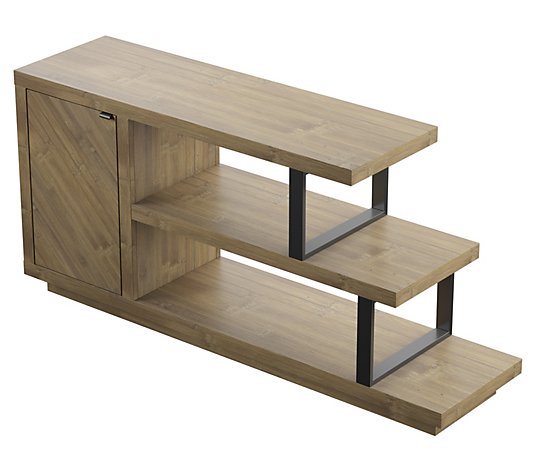 Twin Star Home Anderson TV Stand Contempo Asymmetrical Storage