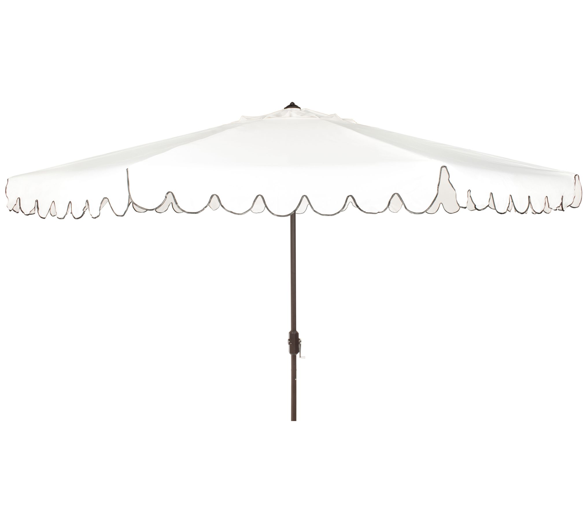 Venice 11' Round Crank Umbrella by Safavieh