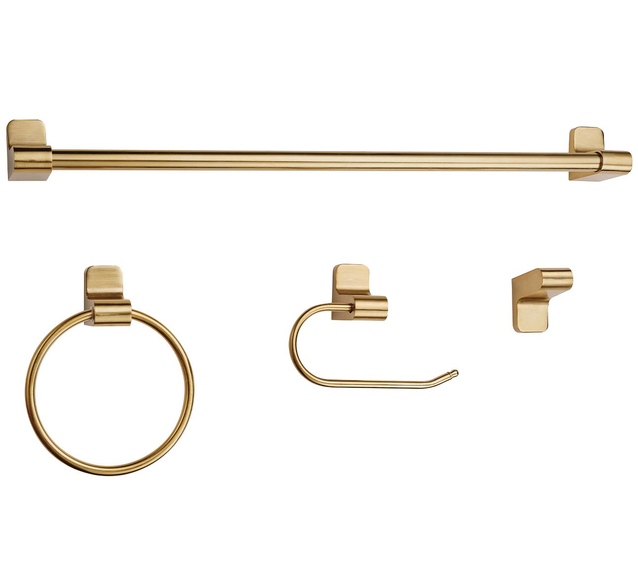 Globe Electric Positano 4Pc Bathroom Hardware Accessory Kit
