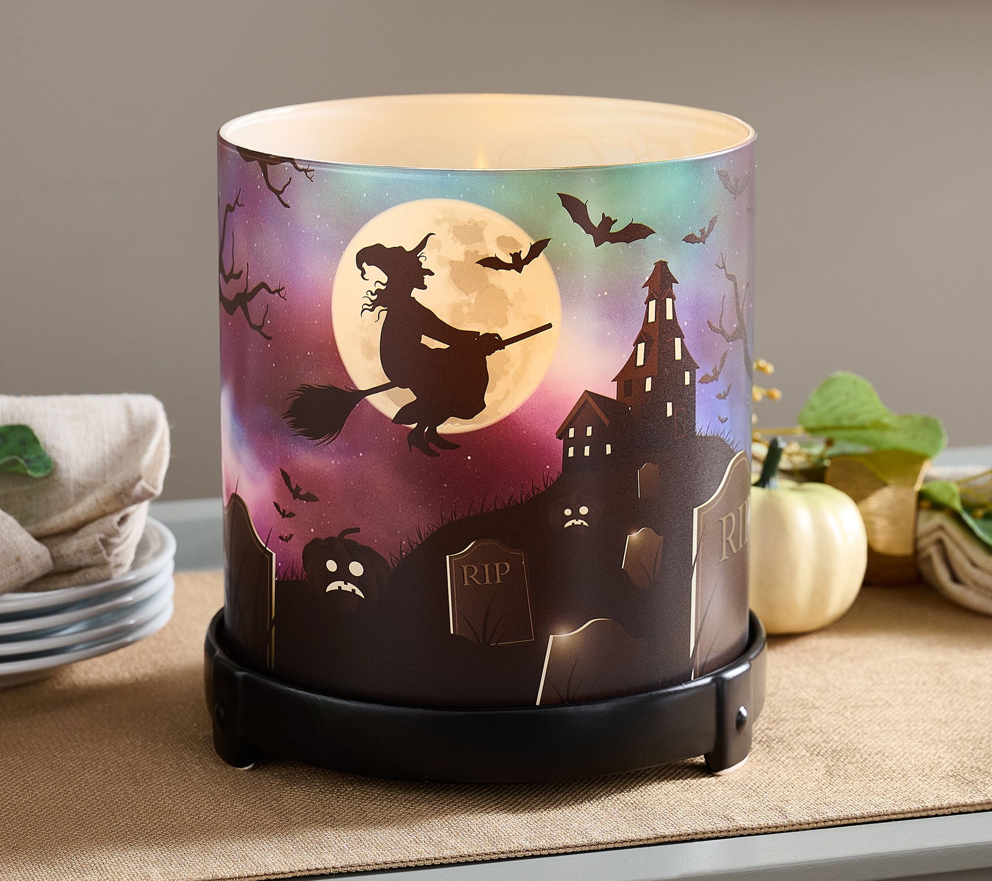The Vault Seasonal Halloween Decorative Cat Mug Warmer