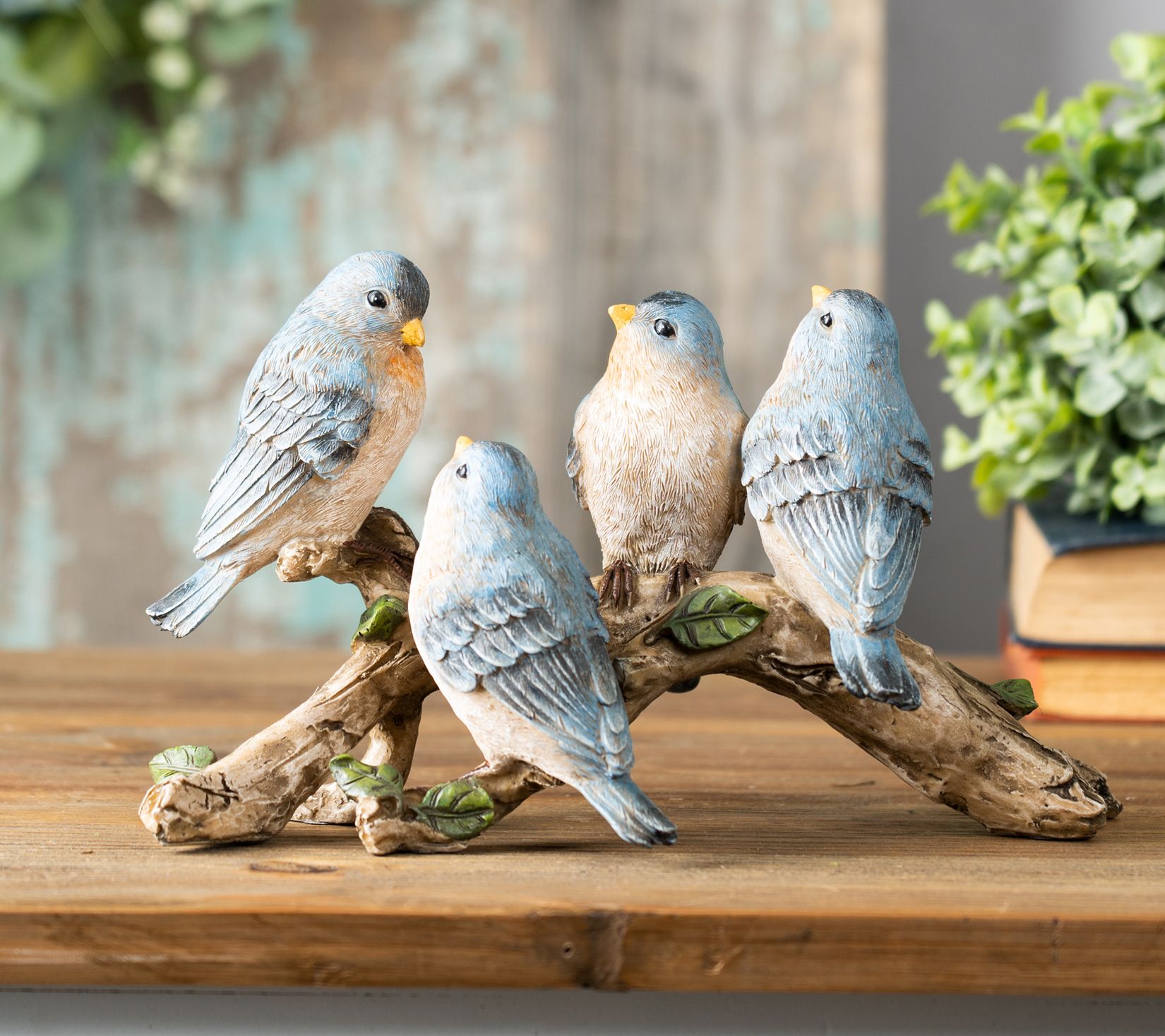 Melrose International Realistic Painted Tabletop Bird Figurine (Set of 12) main image 1