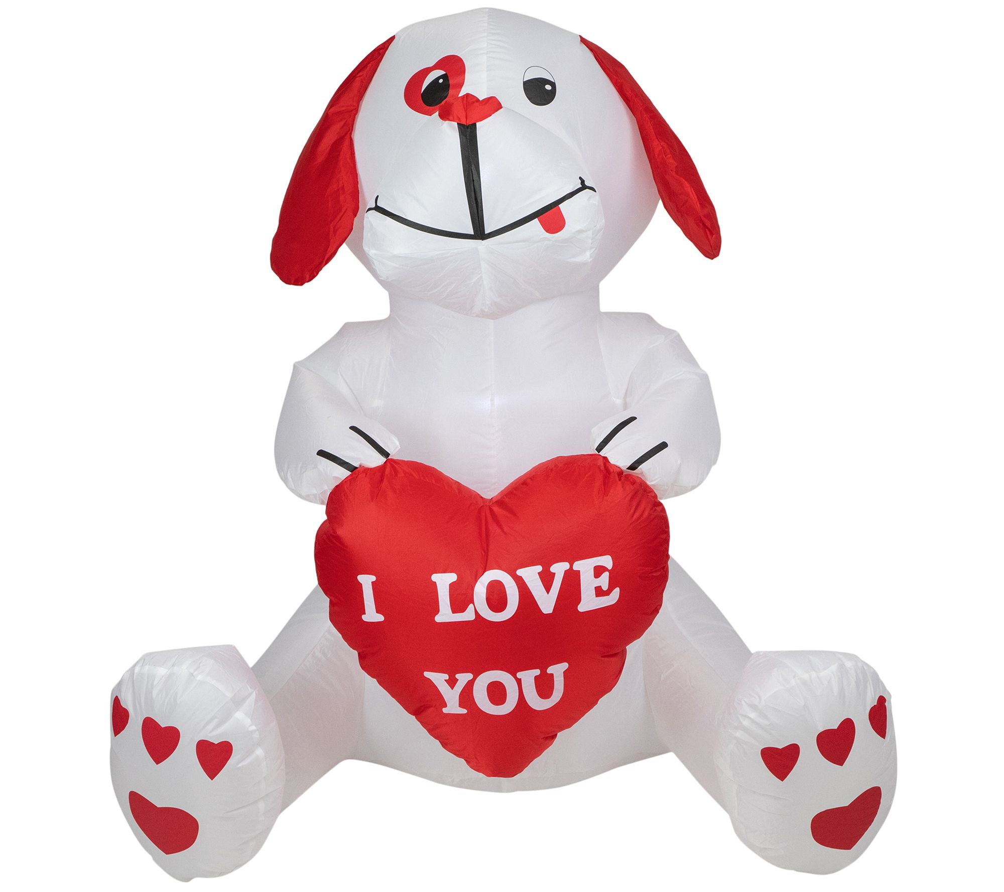 Northlight 4' Inflatable Lighted Valentine's Day Doggie Decor