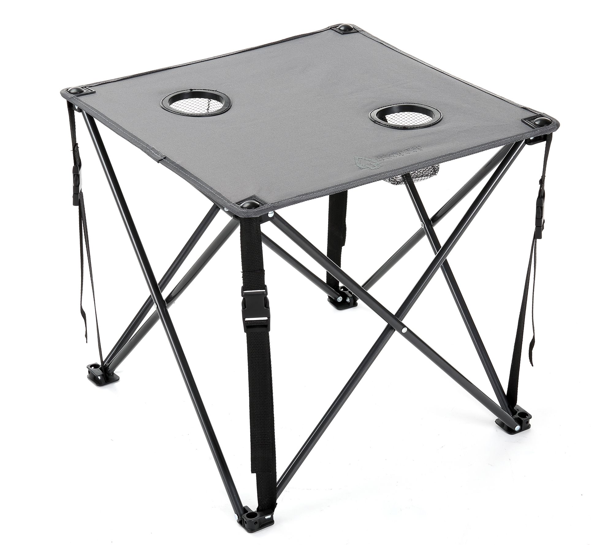 Arrowhead by Compass Home 26" Folding Table with Cup Holders