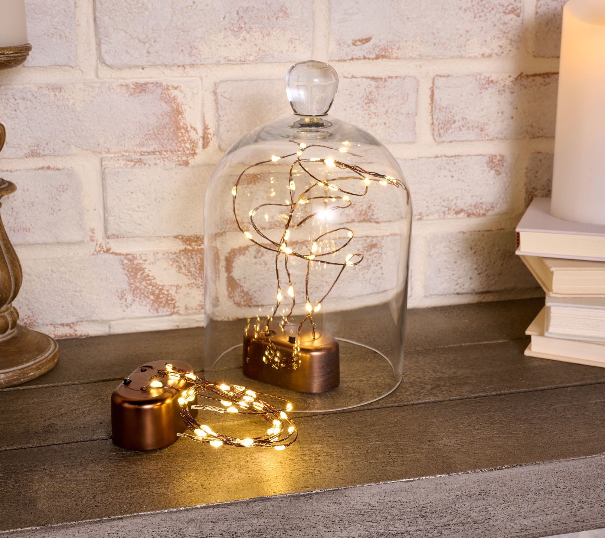 Bethlehem Lights Set of 2 Mini Drop-In Fairy Lights with Remote
