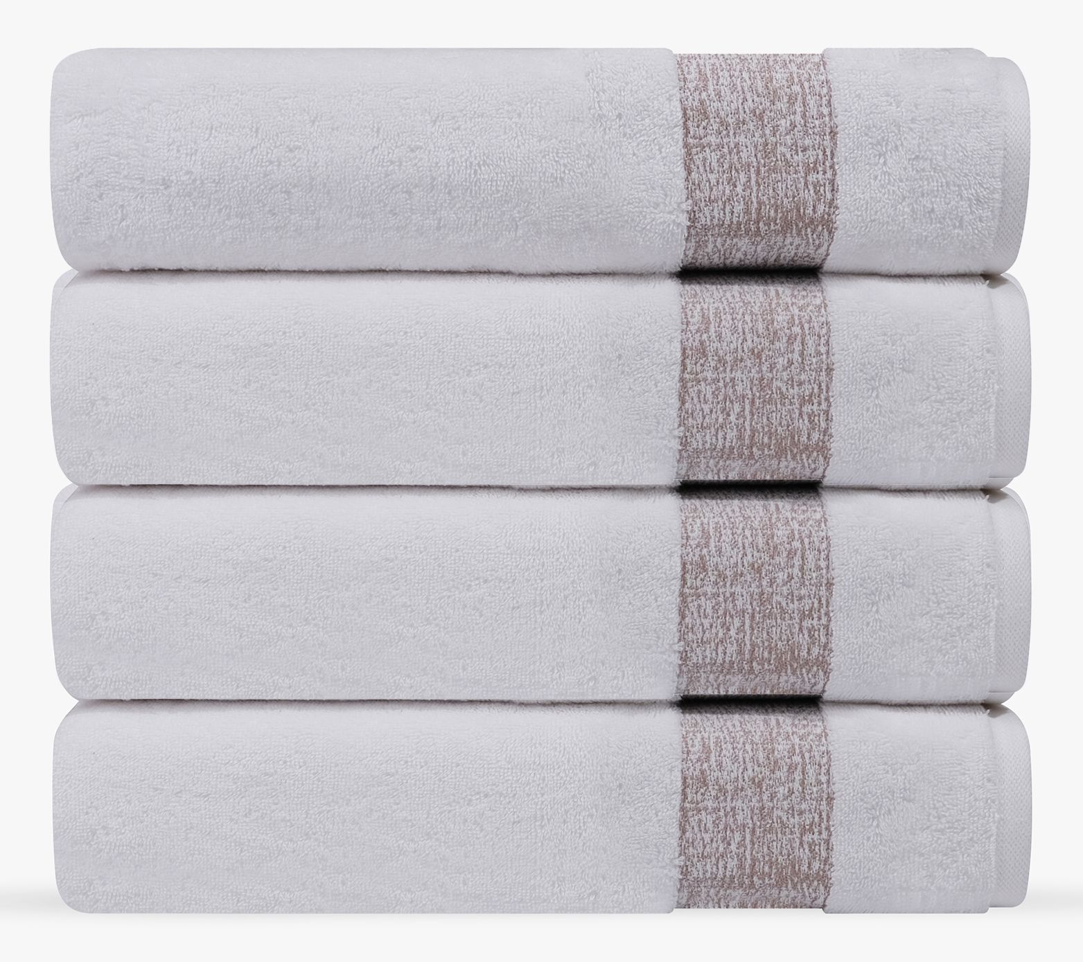 Depera Home Pera 4 pcs Turkish Bath Towels Set