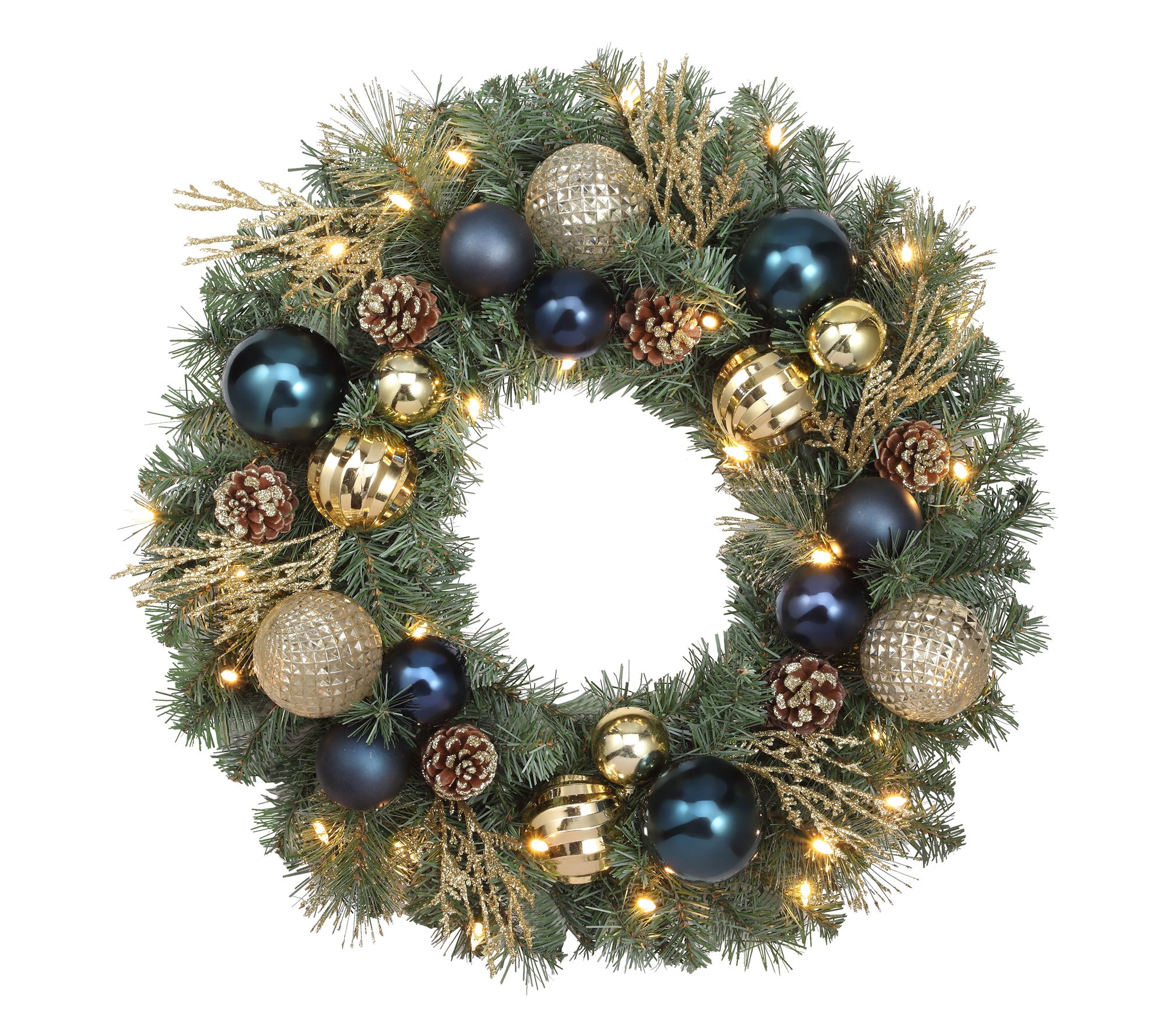 Haute Decor 24" Prelit Sutton Place Wreath