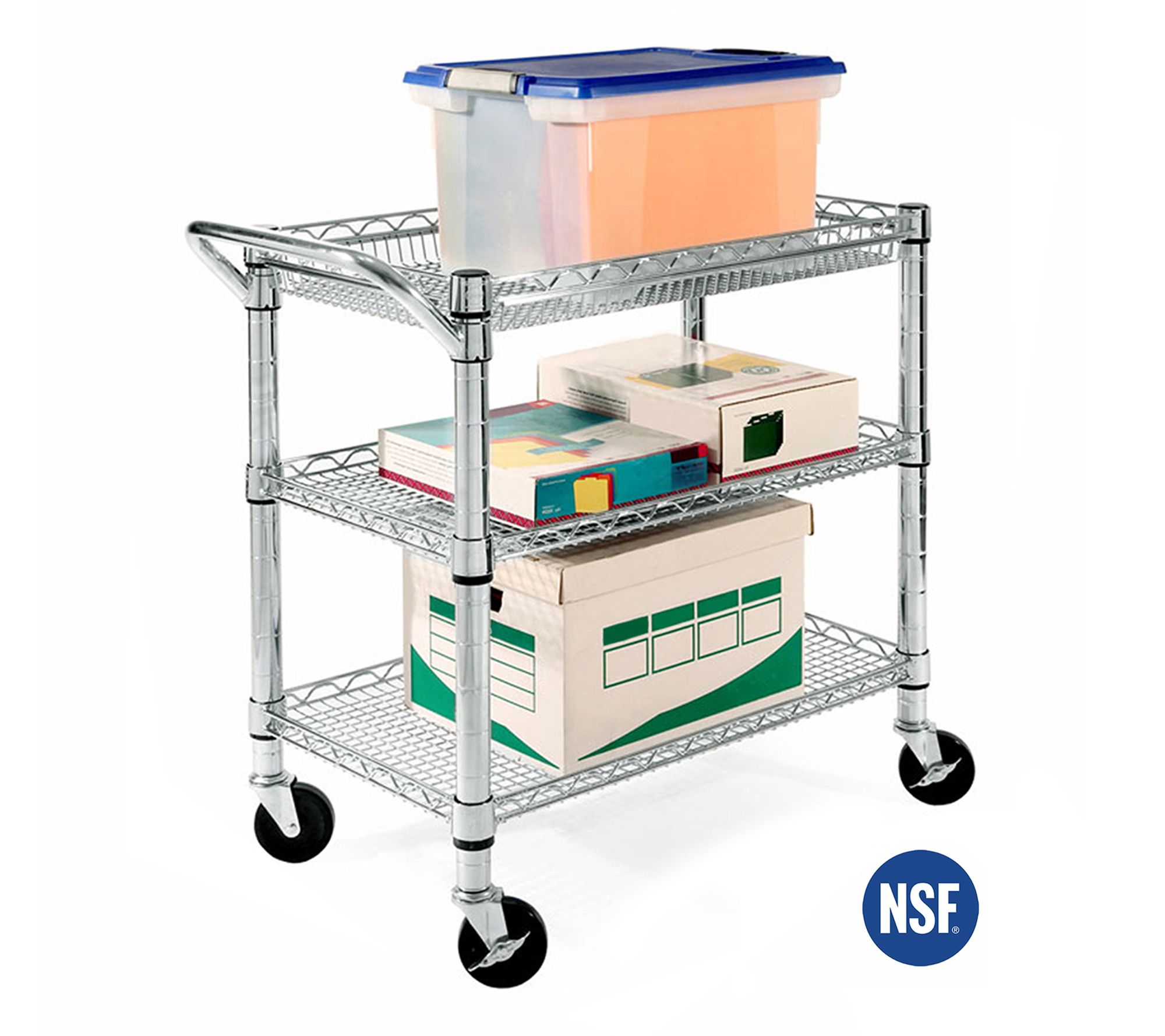 Seville Classics UltraDurable NSF Commercial Ut ility Cart