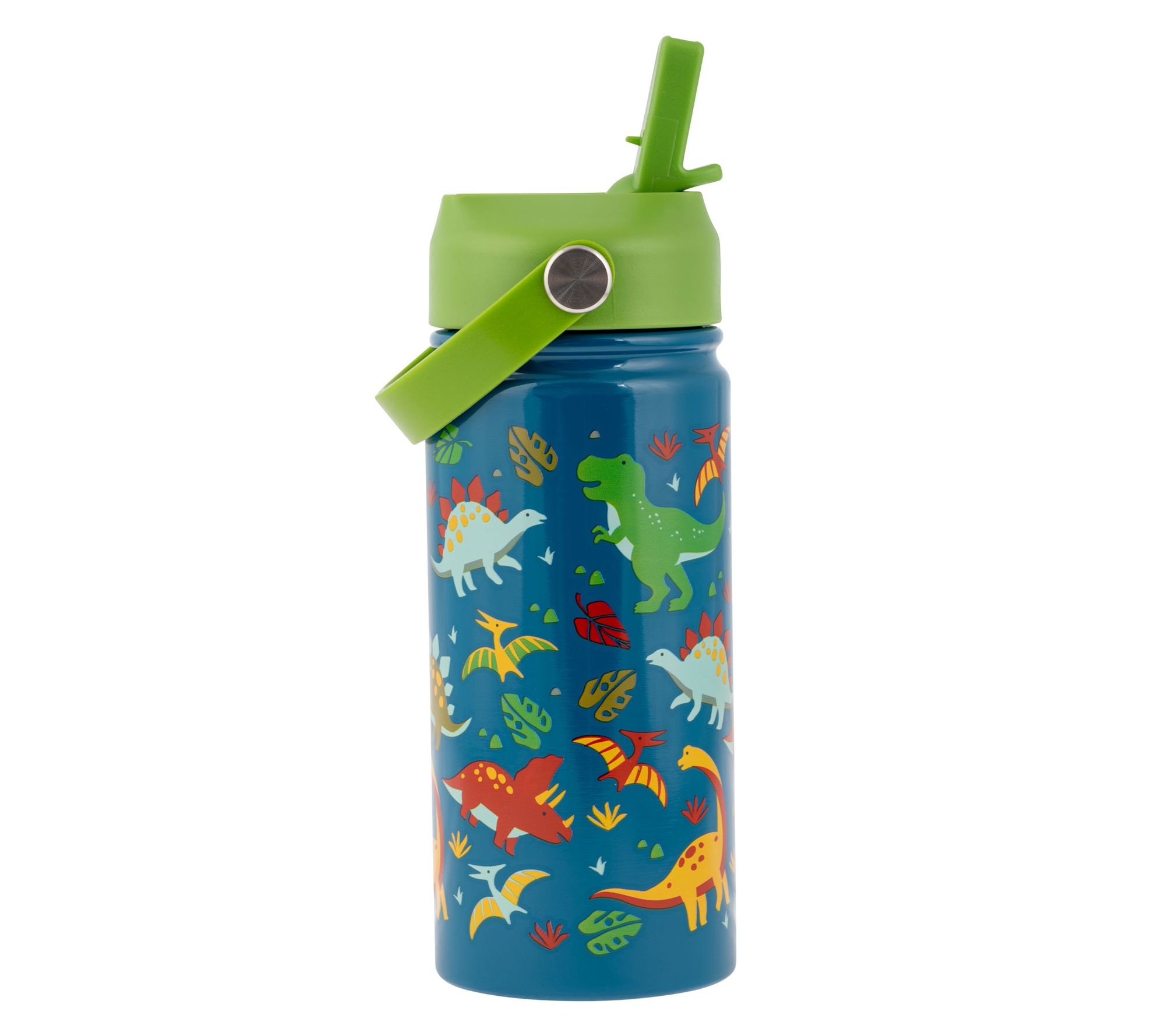 Stephen Joseph Kids Stainless Steel Water Bottle with Handle