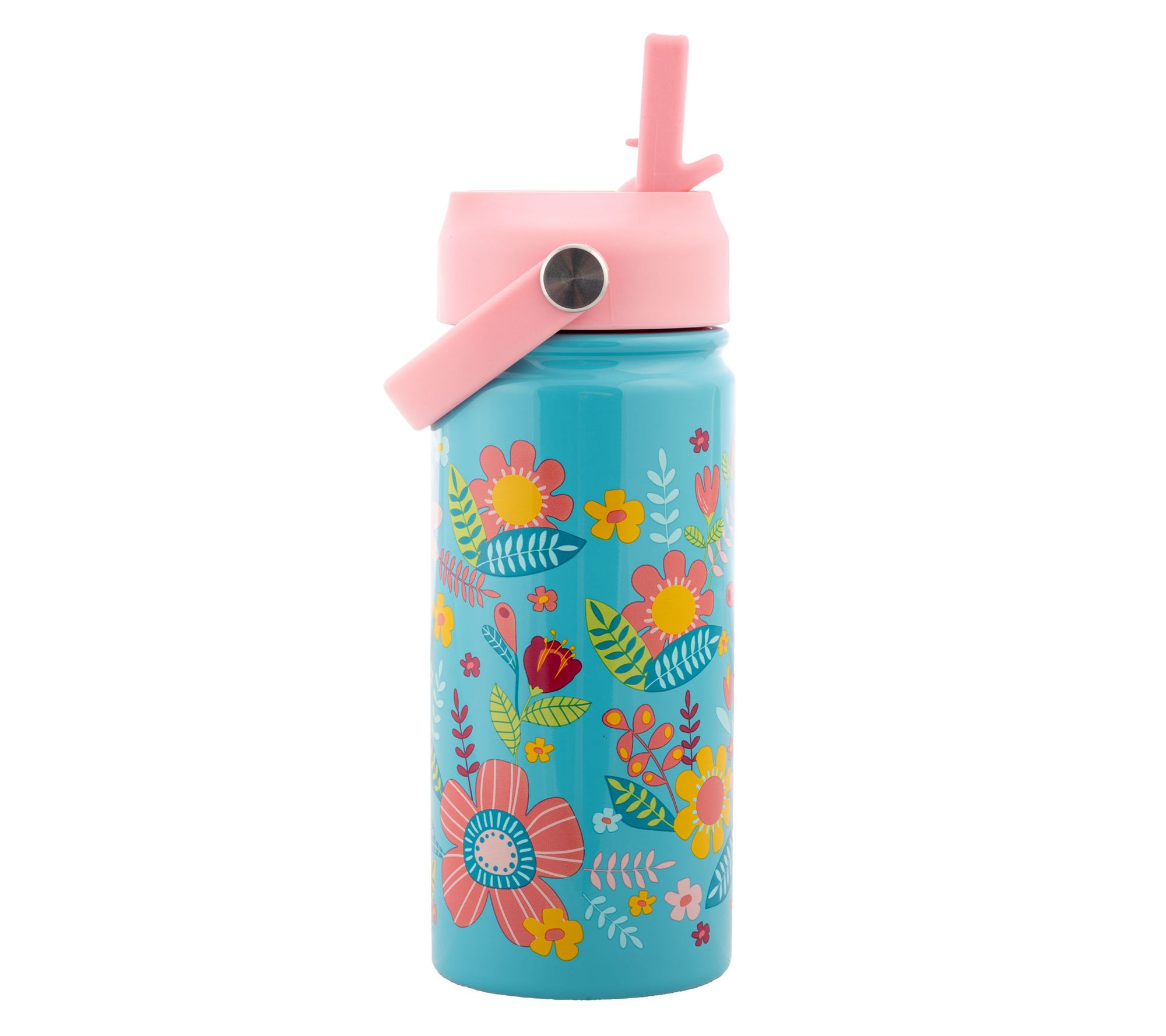 Stephen Joseph Kids Stainless Steel Water Bot tle with Handle