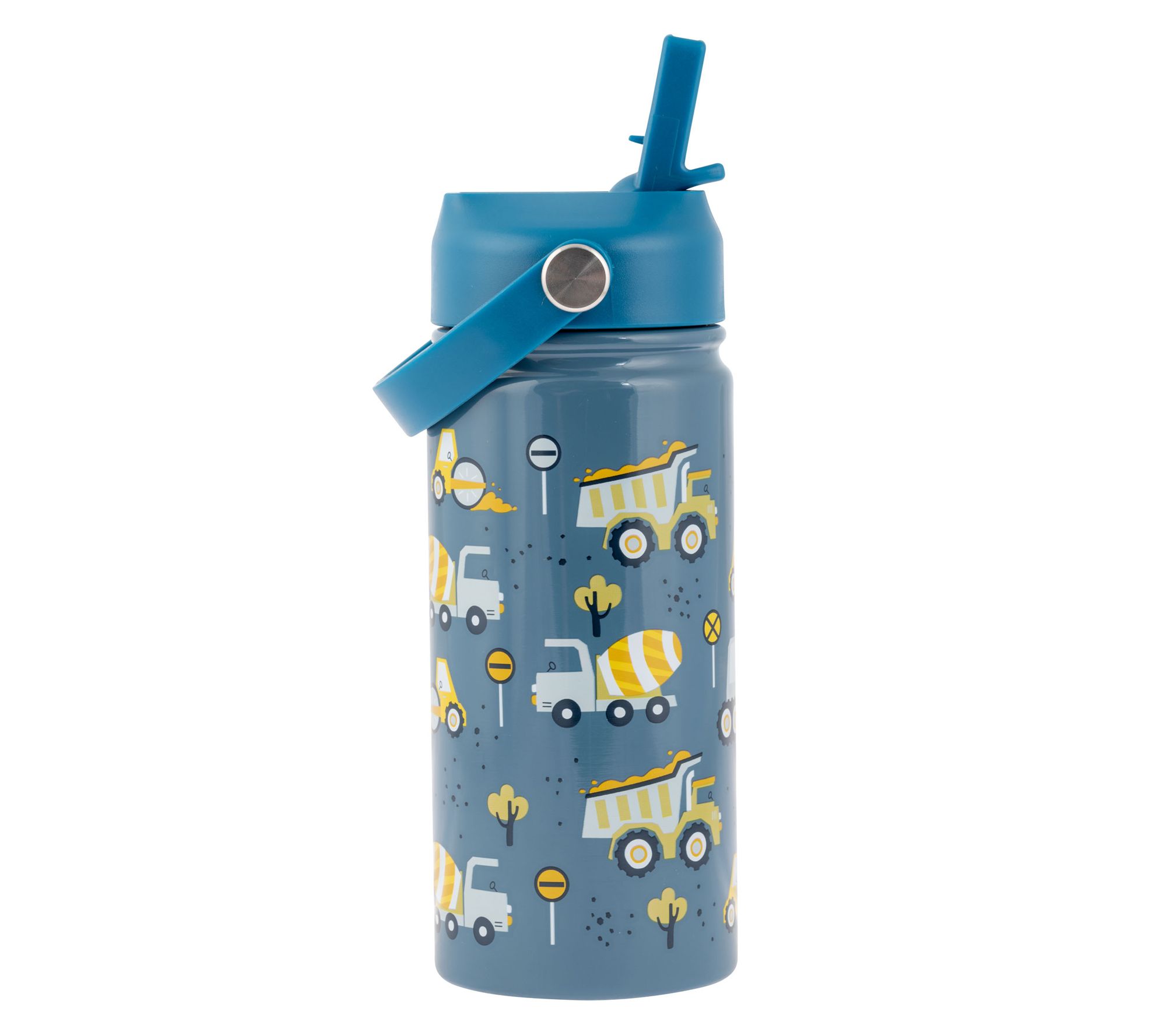 Stephen Joseph Kids Stainless Steel Water Bottle with Handle